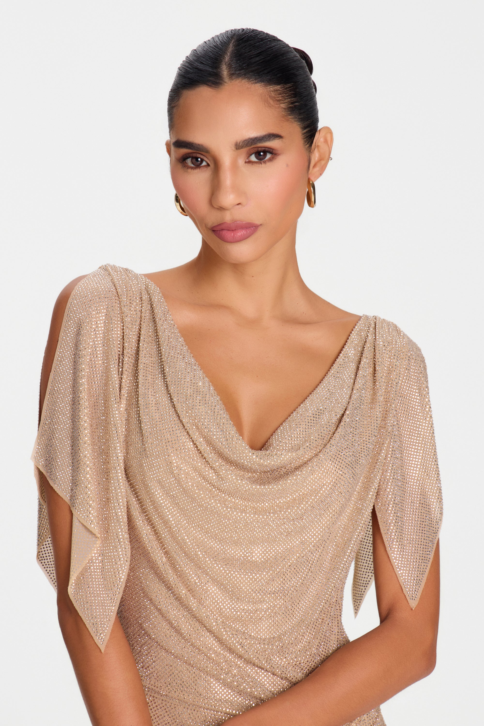 HALLIE GOLD DRESS