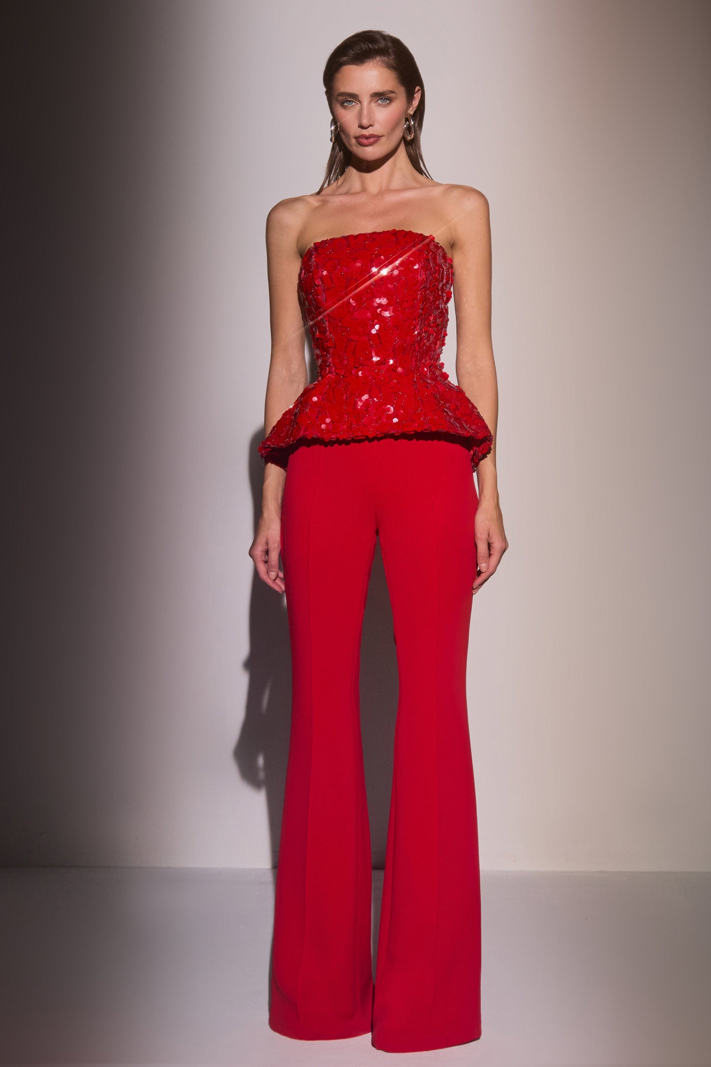 NADINE MERABI Tops Kate Red Top