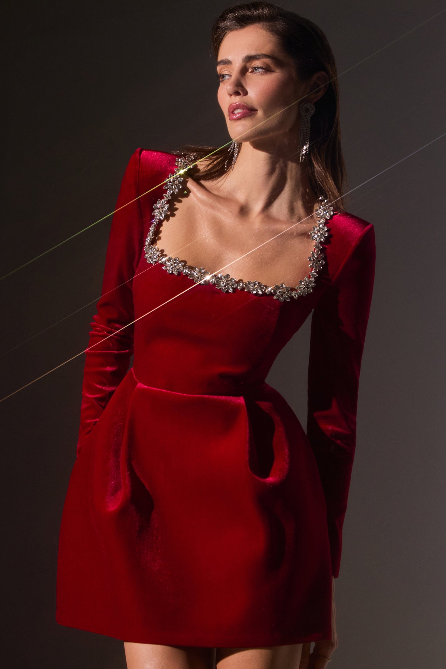 NADINE MERABI Dresses Kimberly Red Dress