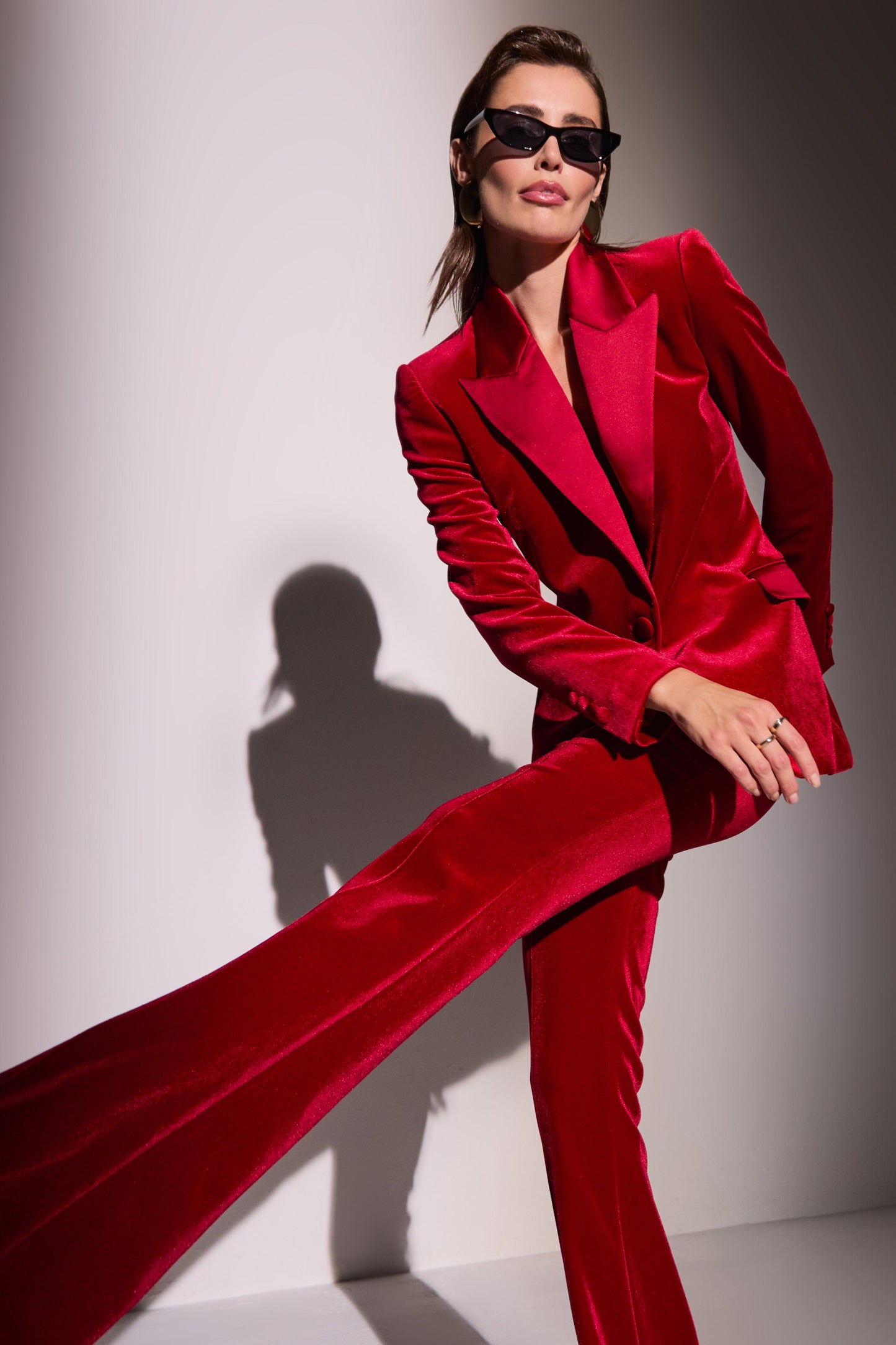 NADINE MERABI Trousers Beatrice Red Trousers