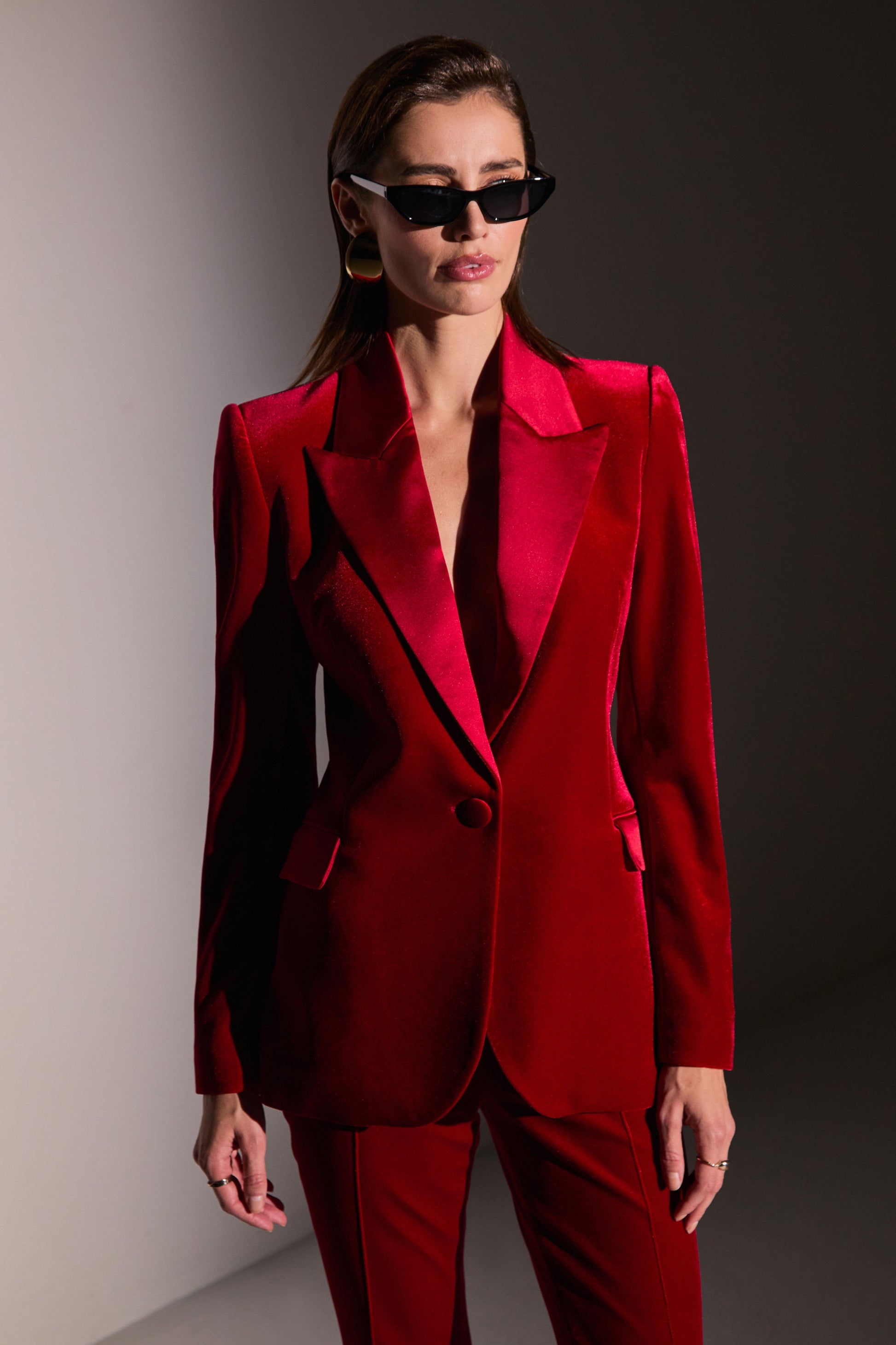NADINE MERABI Blazer Beatrice Red Blazer