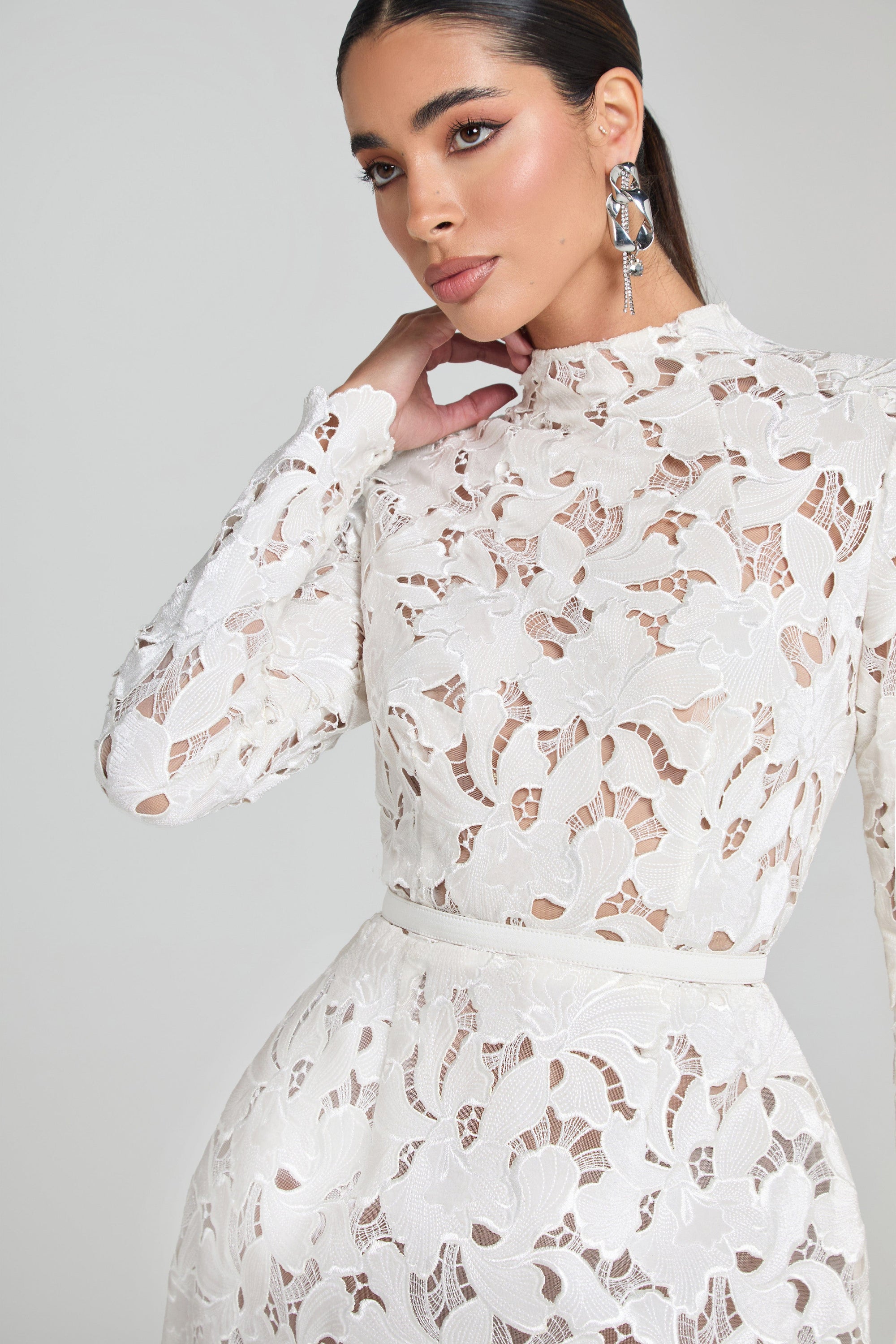 NADINE MERABI Dresses Lydia White Dress