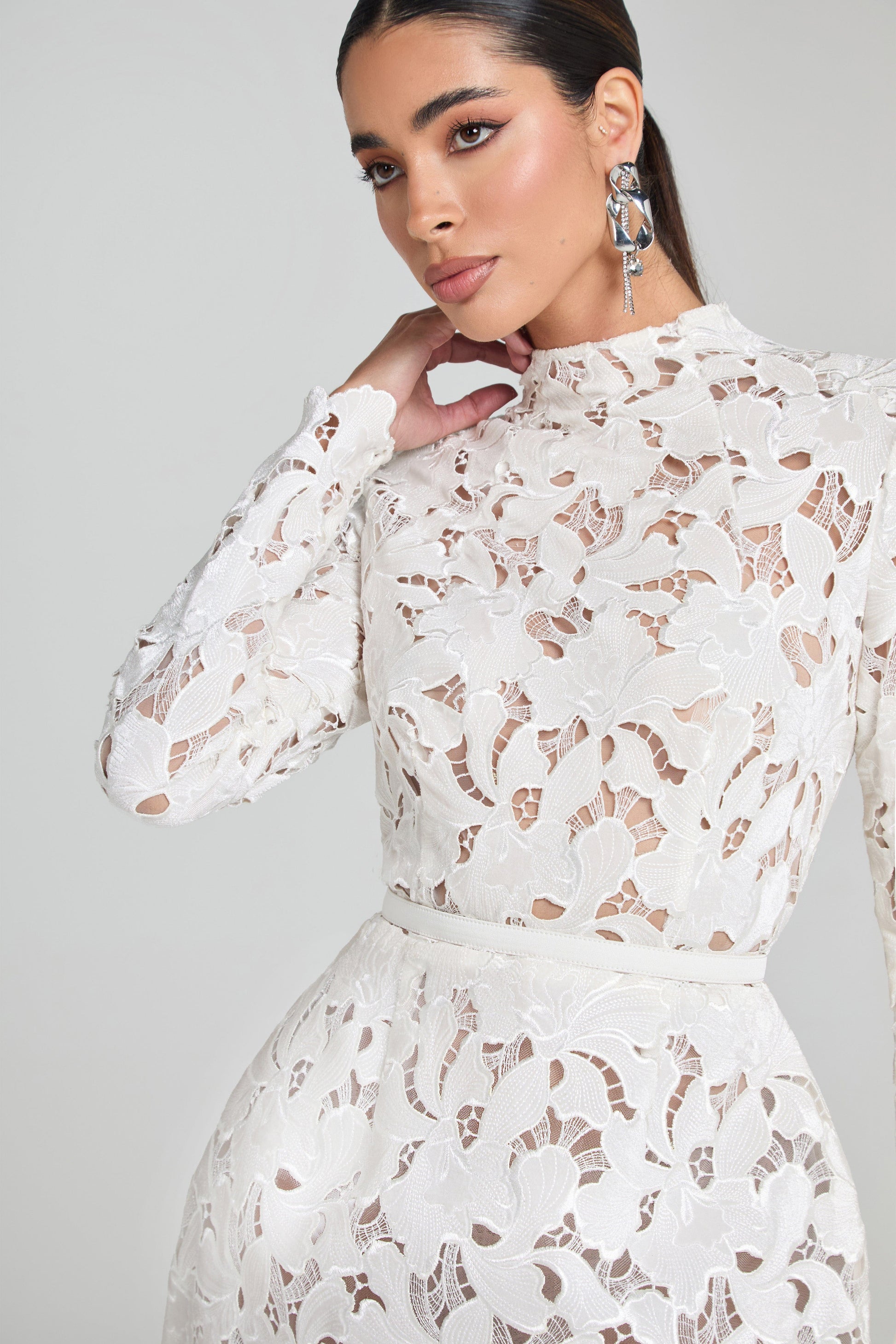 NADINE MERABI Dresses Lydia White Dress