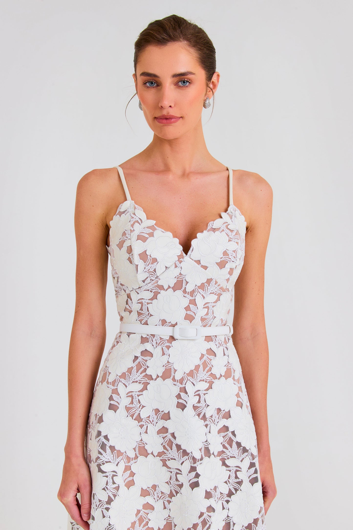 NADINE MERABI Dresses Alexandra White Dress