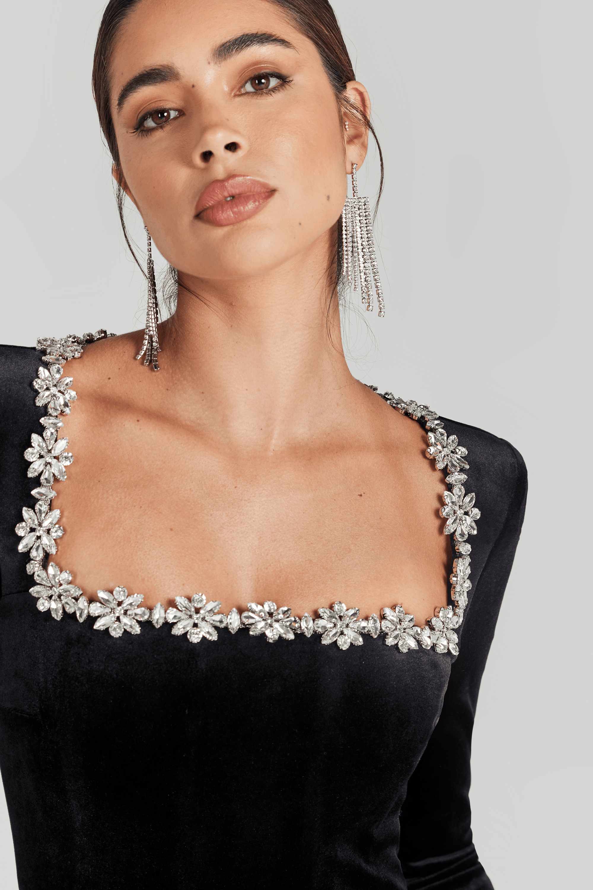 NADINE MERABI Jumpsuits Kimberly Black Jumpsuit