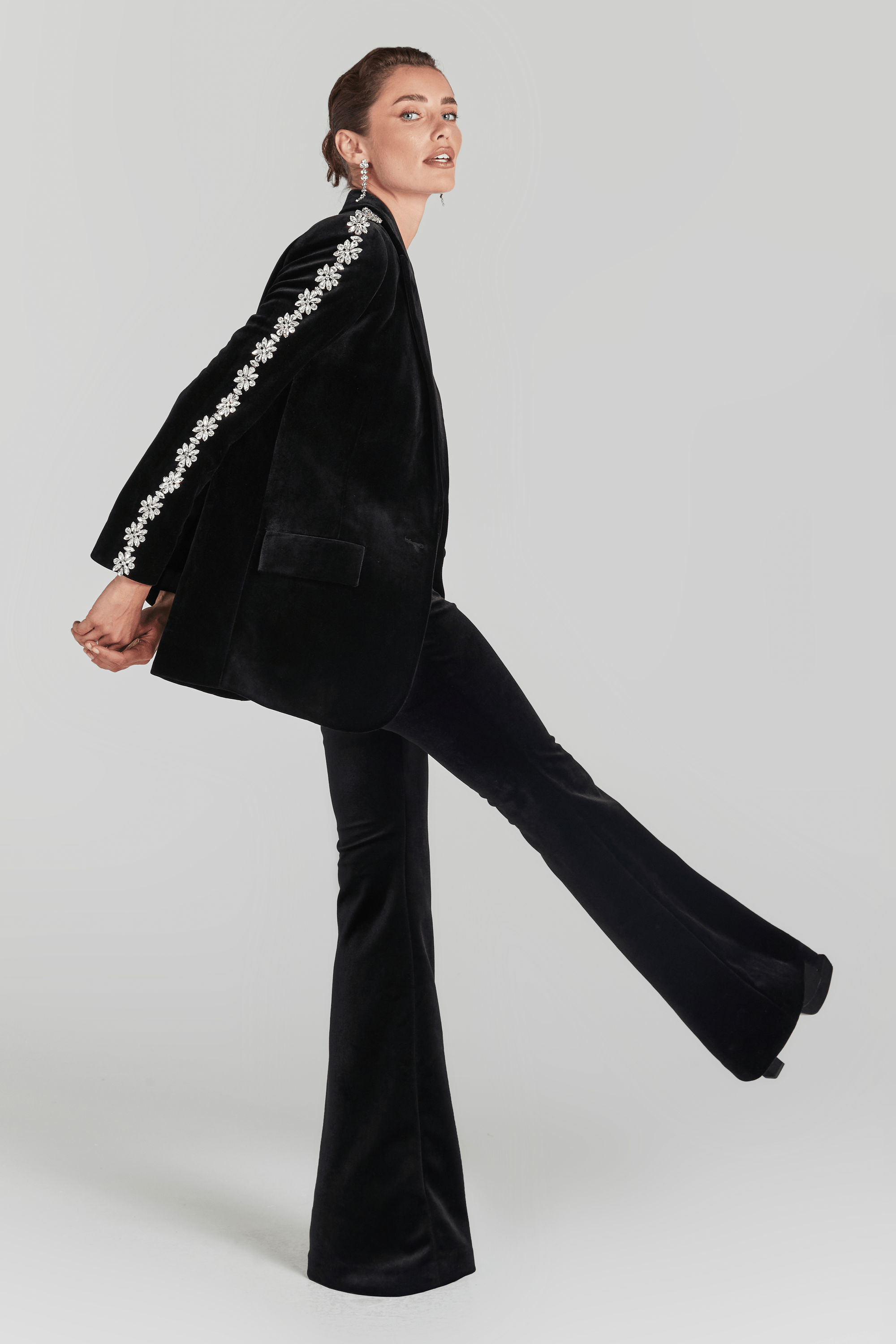 NADINE MERABI Trousers Davina Black Trousers
