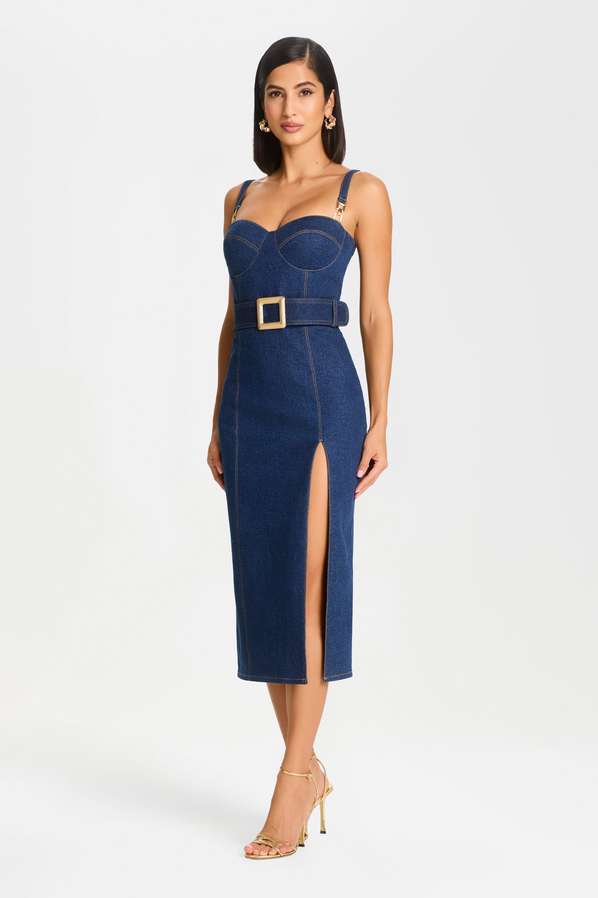 MIDI Dresses Jenna Denim Dress