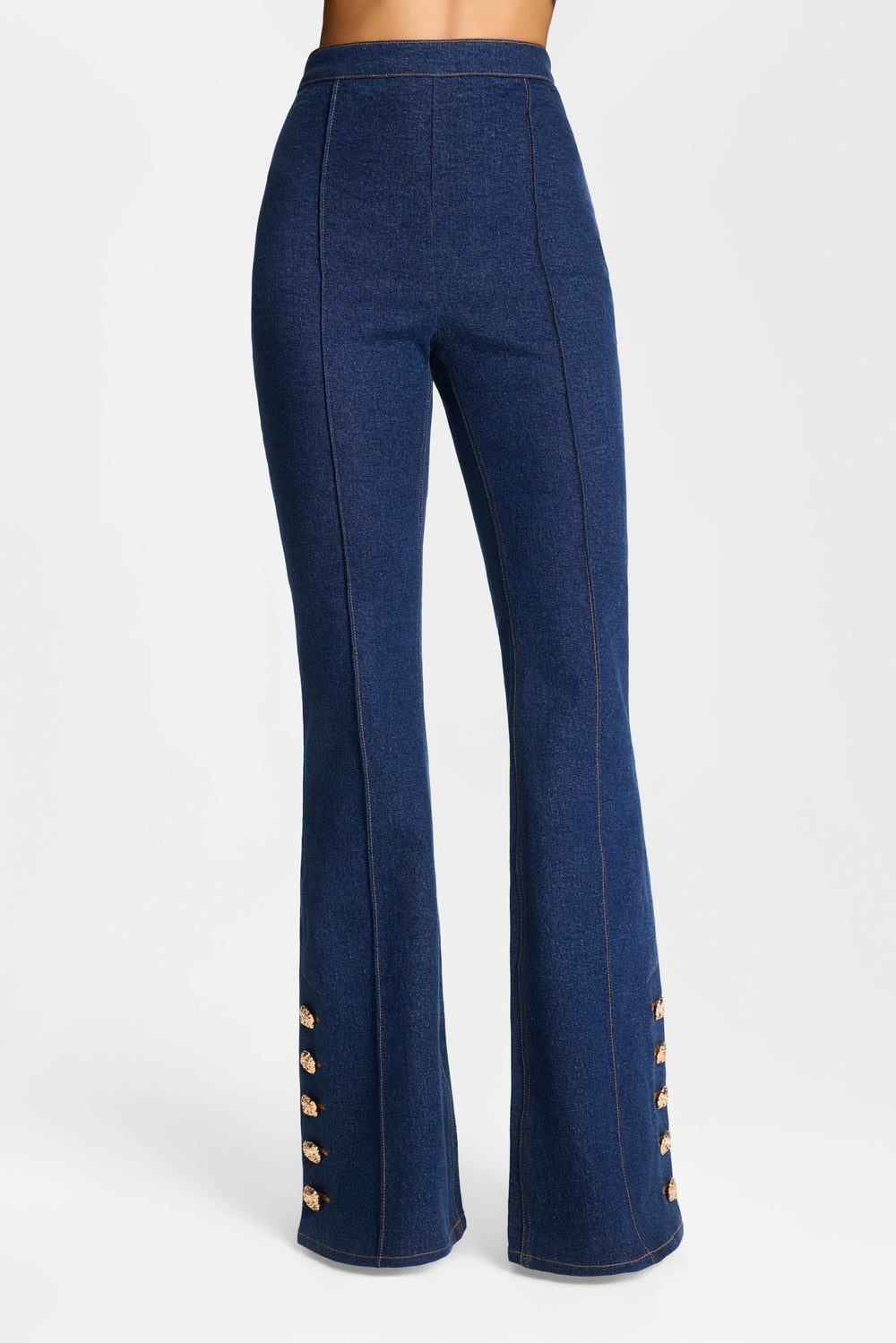 TROUSER Trousers KENDRA DARK DENIM TROUSERS