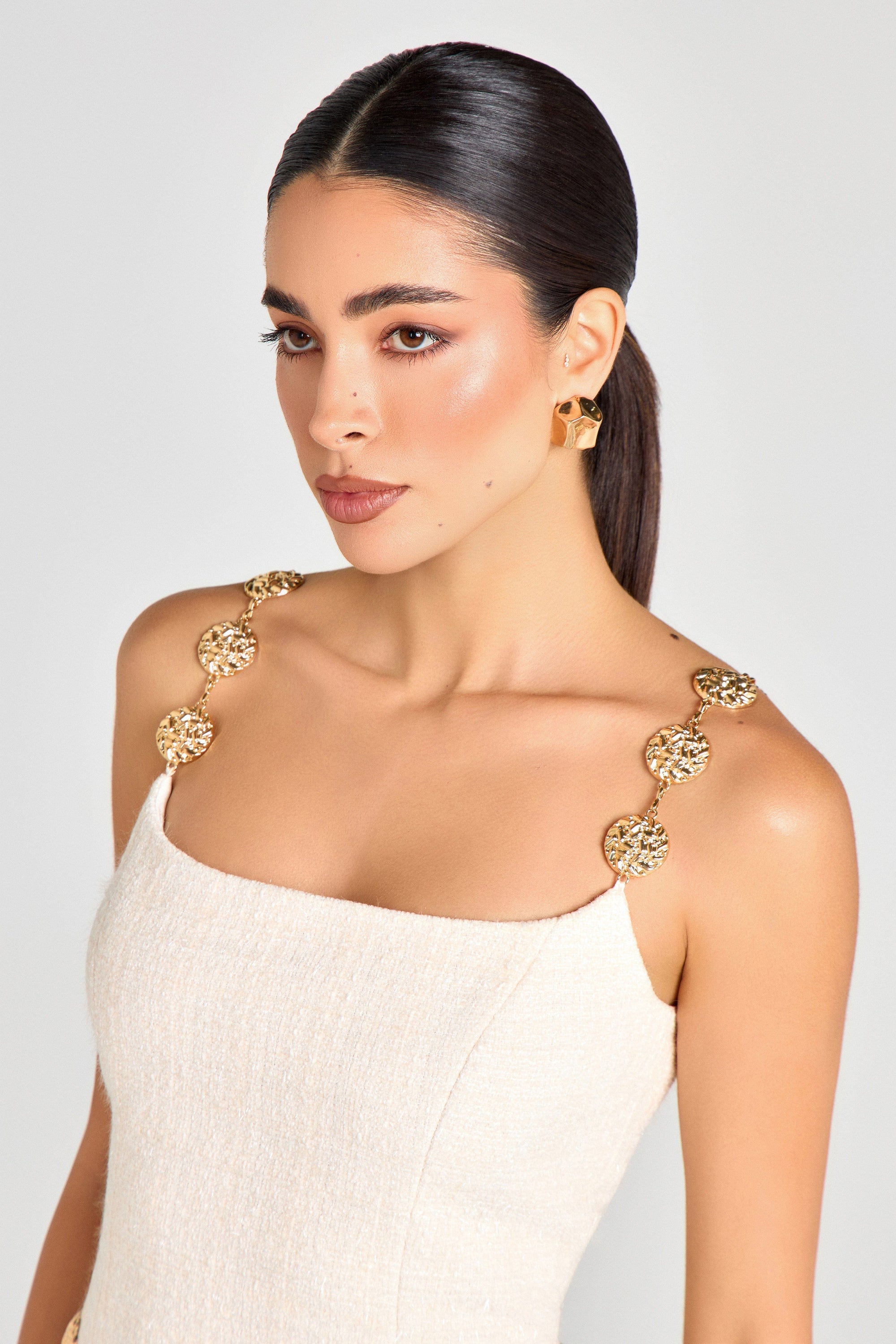 Nadine Merabi Dresses Alex Ivory Dress