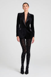 NADINE MERABI Accessory ONE SIZE Diana Black Tights