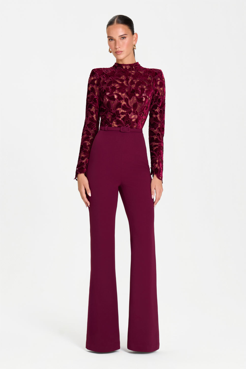 Eleanor Burgundy Jumpsuit