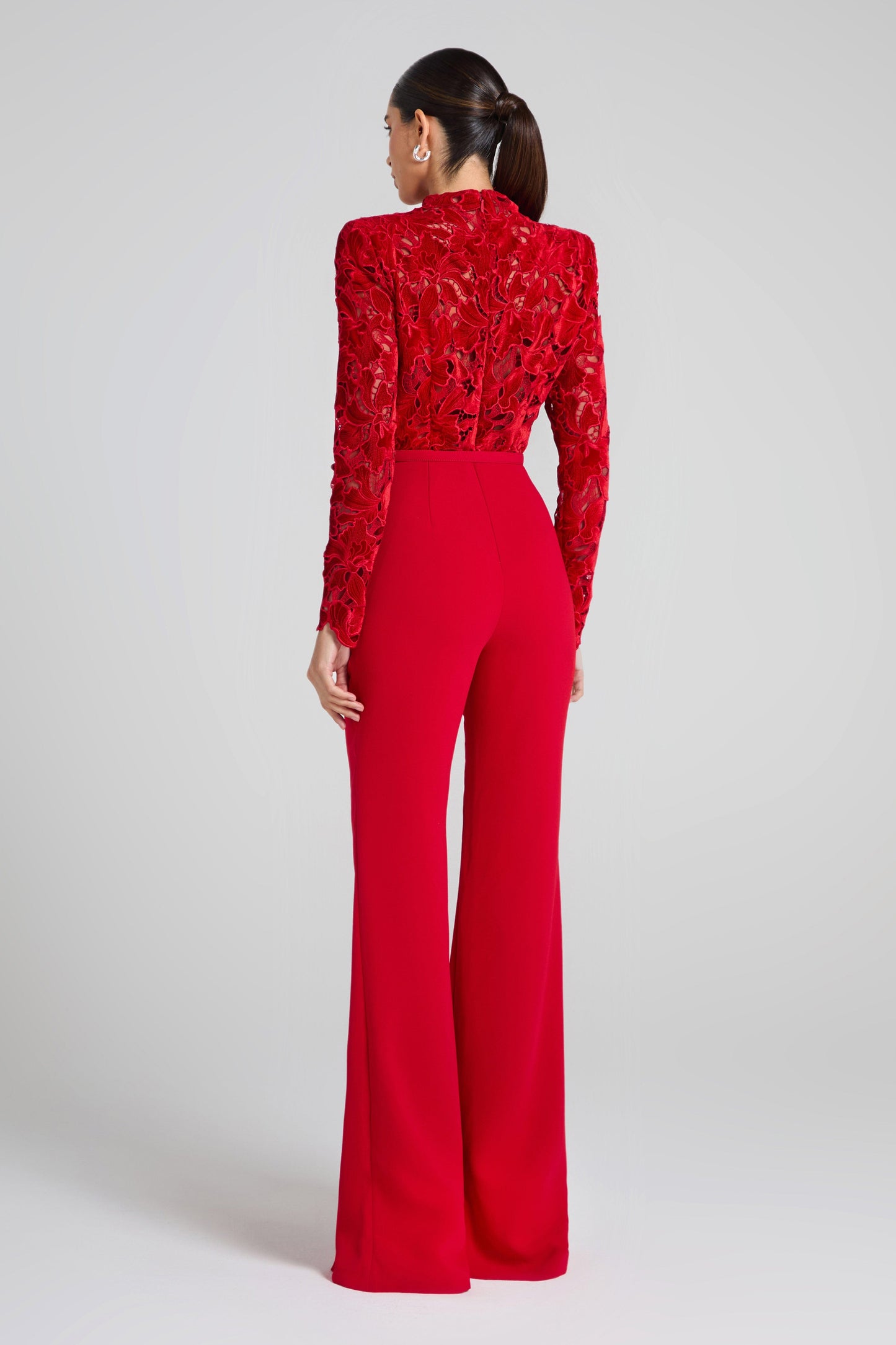 NADINE MERABI Jumpsuits Eleanor Red Jumpsuit