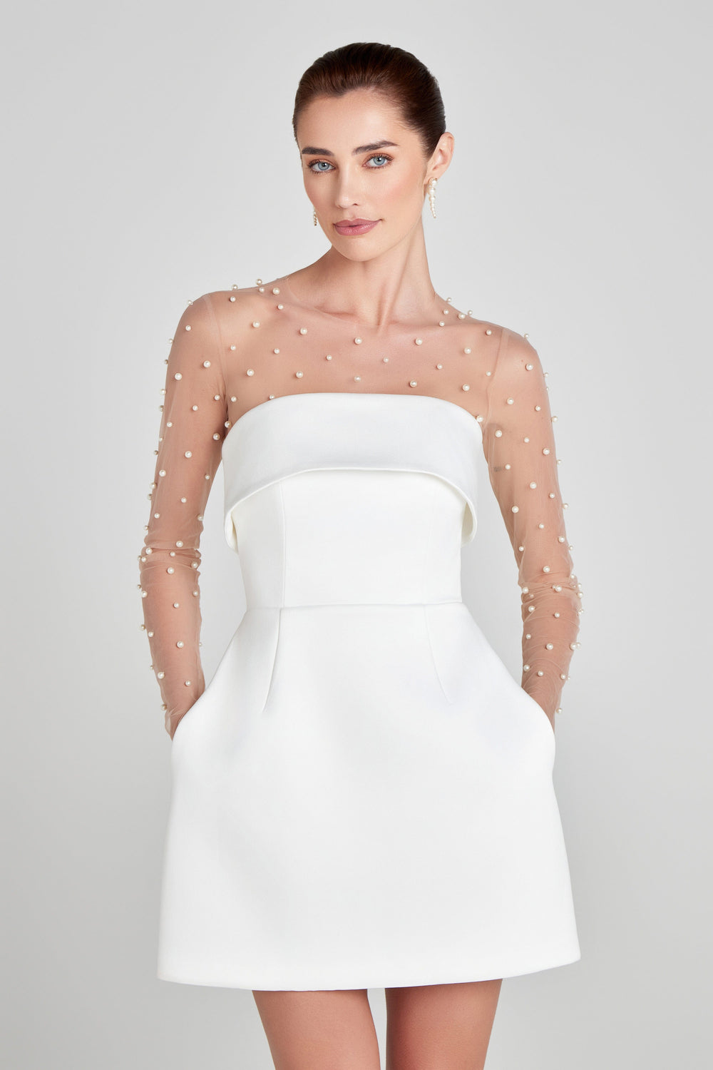 NADINE MERABI Dresses Heather White Dress