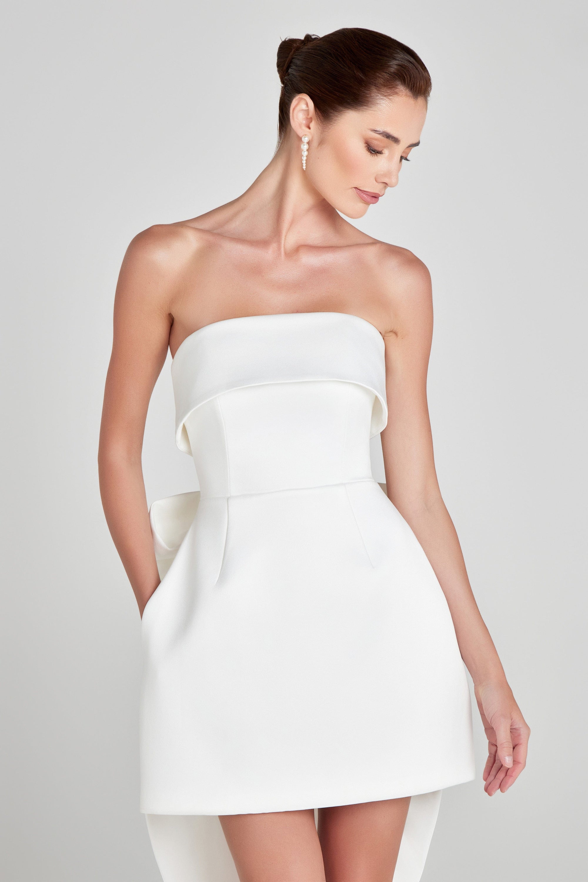 NADINE MERABI Dresses Heather White Dress