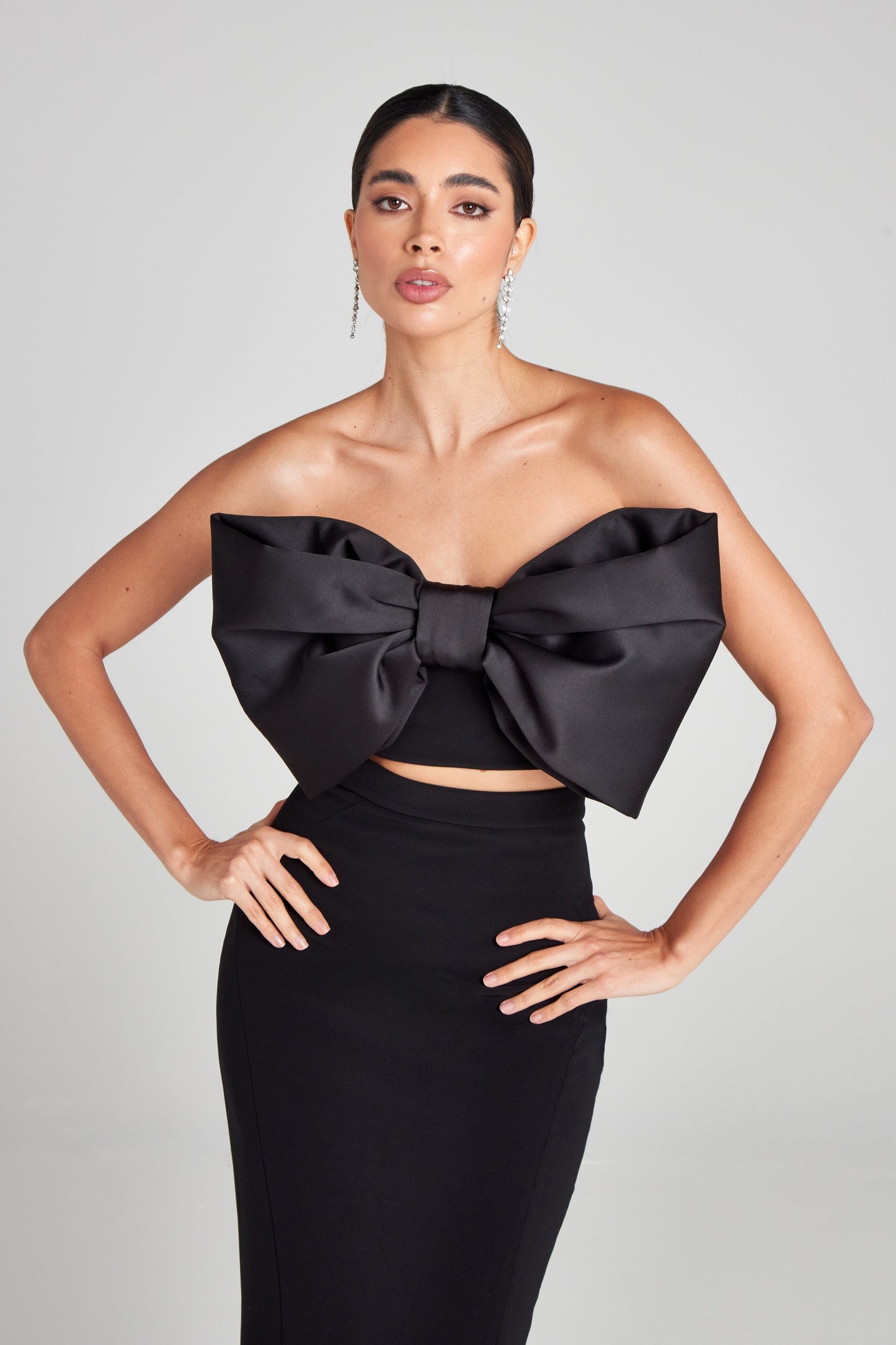 NADINE MERABI Tops Isobel Black Top
