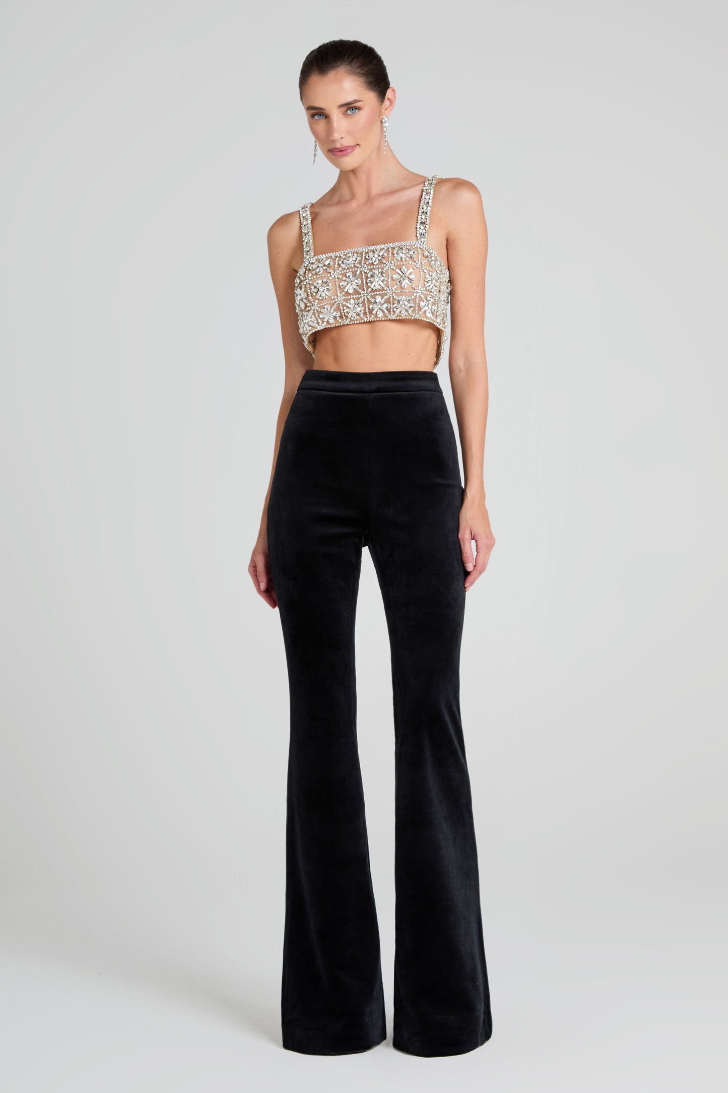 NADINE MERABI Tops Ivy Silver Top