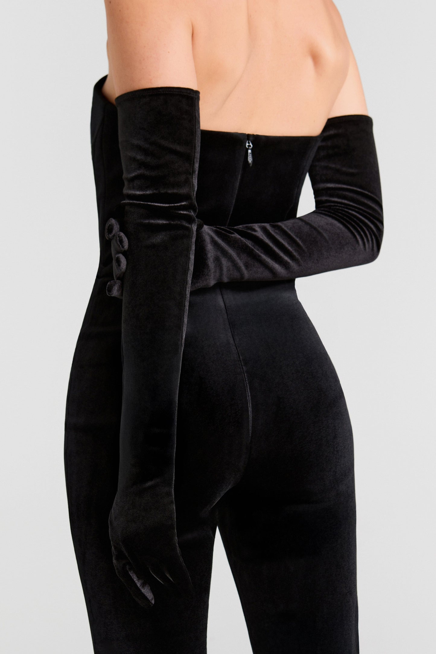 NADINE MERABI Accessory ONE SIZE Jessica Black Gloves