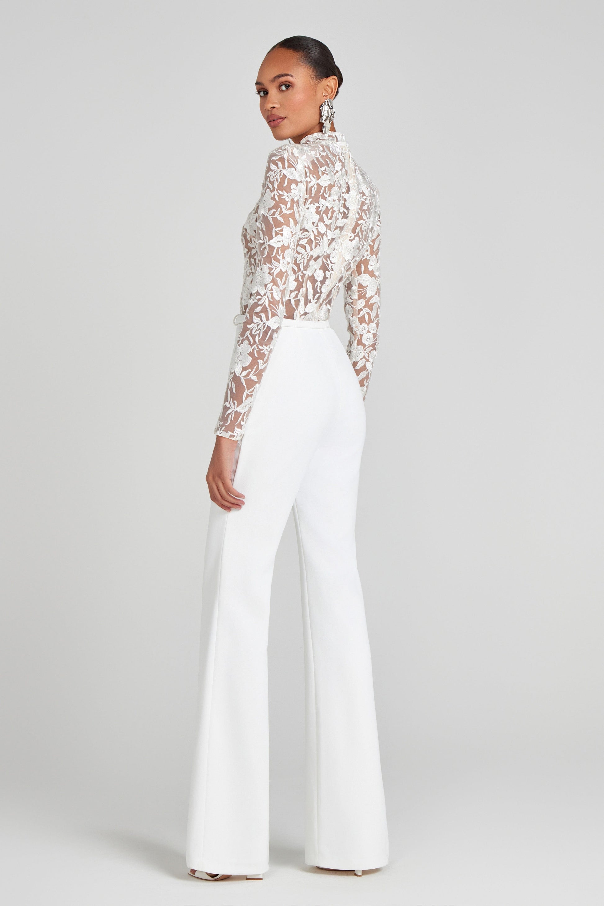 NADINE MERABI Jumpsuits Joanna White Jumpsuit