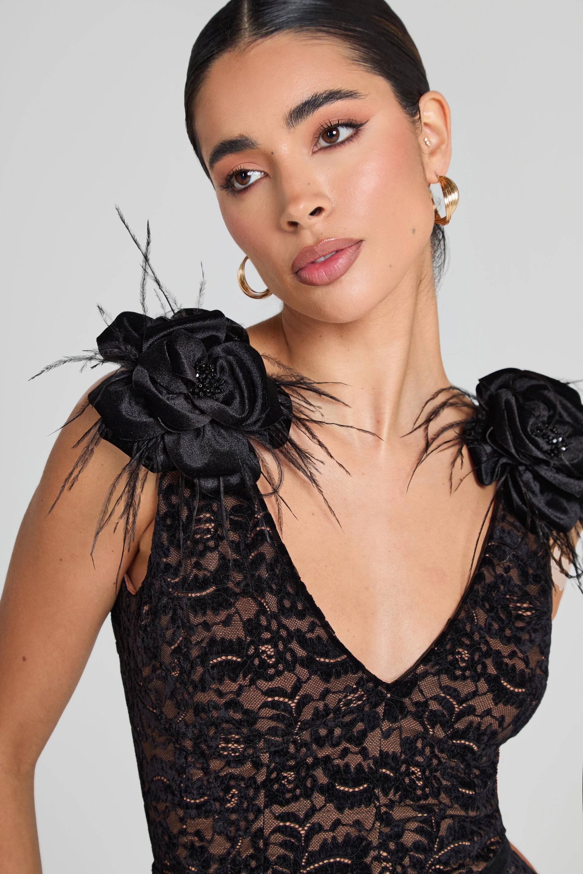 NADINE MERABI Dresses Kayla Black Dress