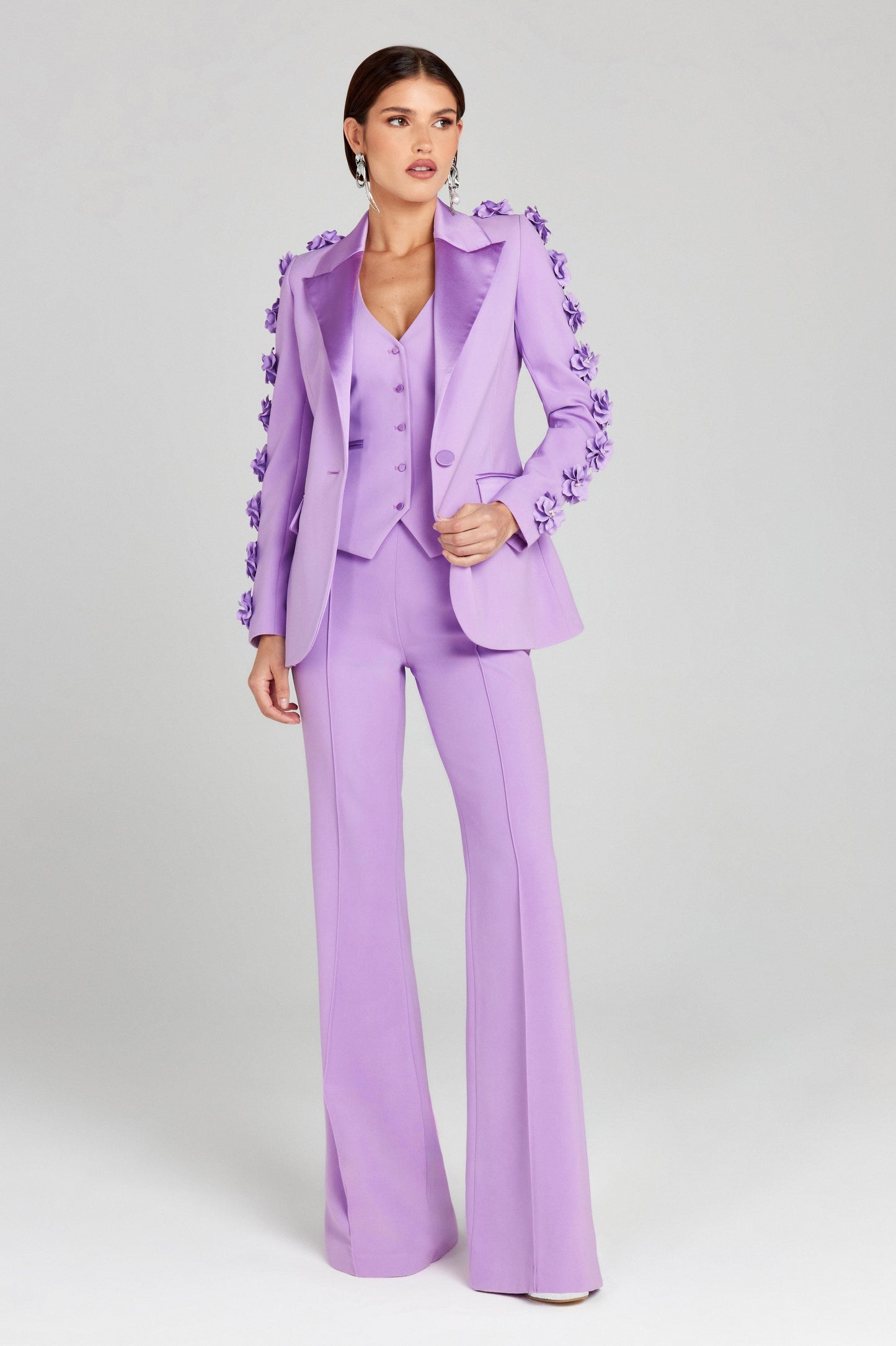 NADINE MERABI Tops Leni Lilac Waistcoat