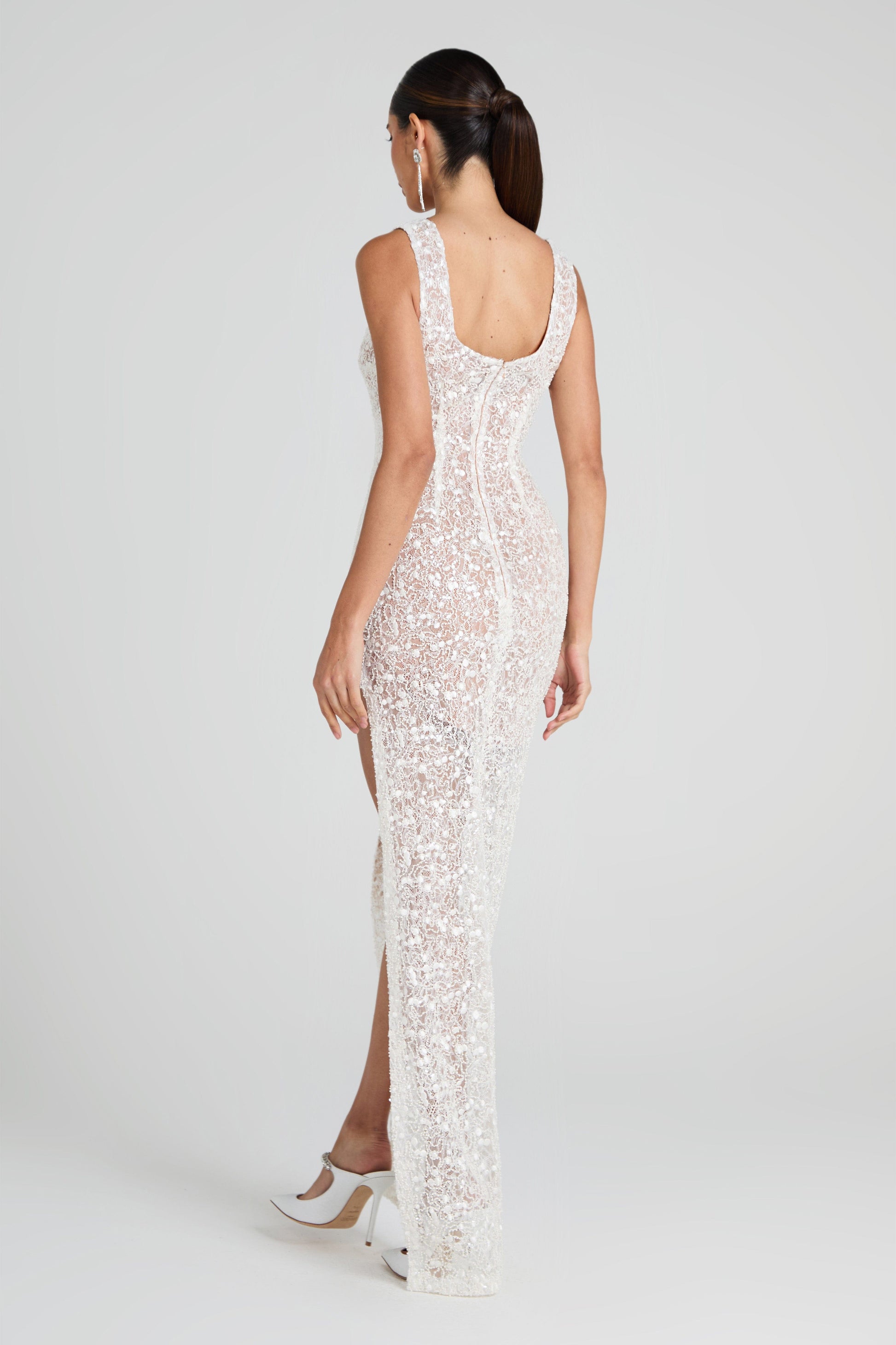 NADINE MERABI Dresses Louisa White Dress