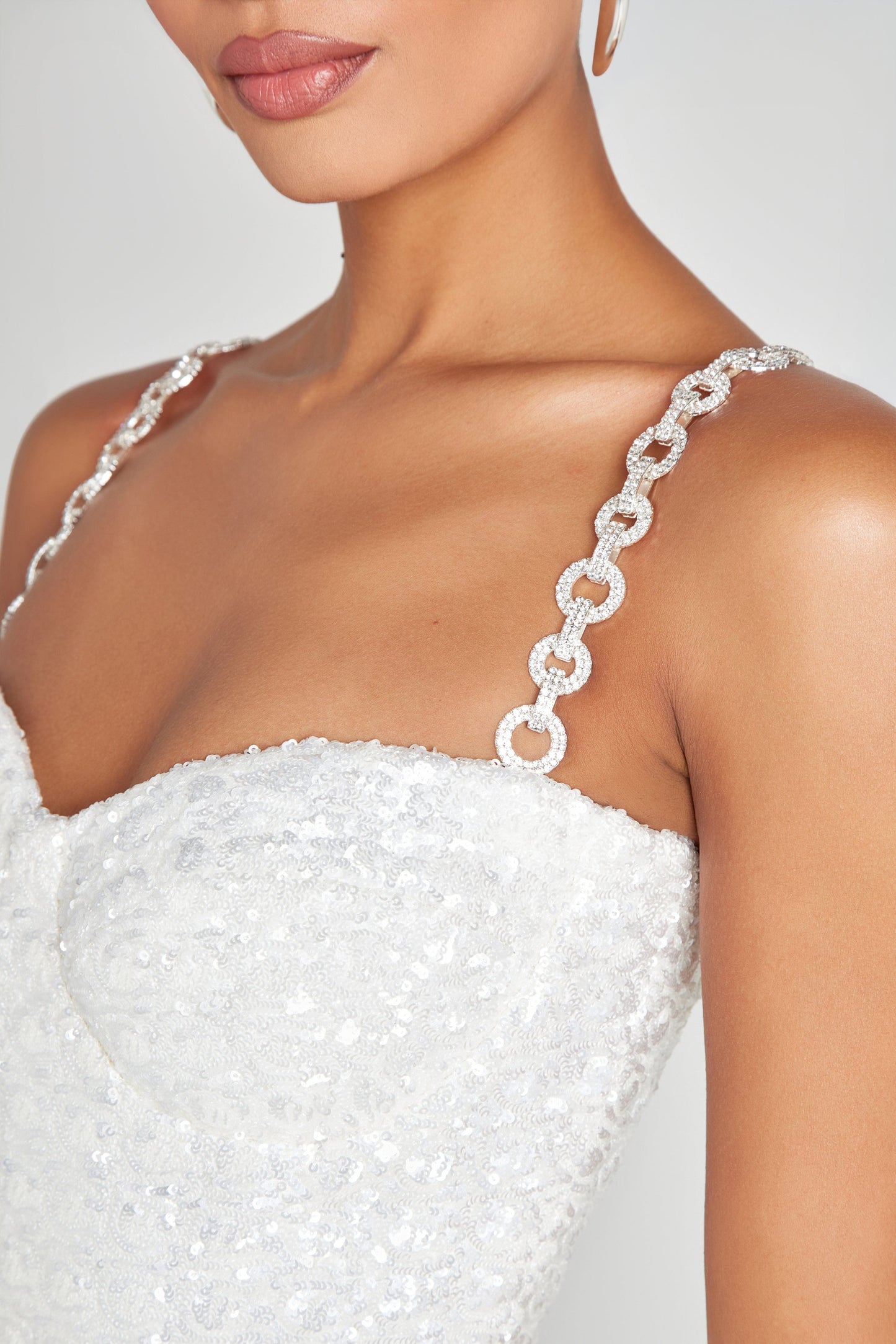 NADINE MERABI Jumpsuits LUCINDA White Jumpsuit