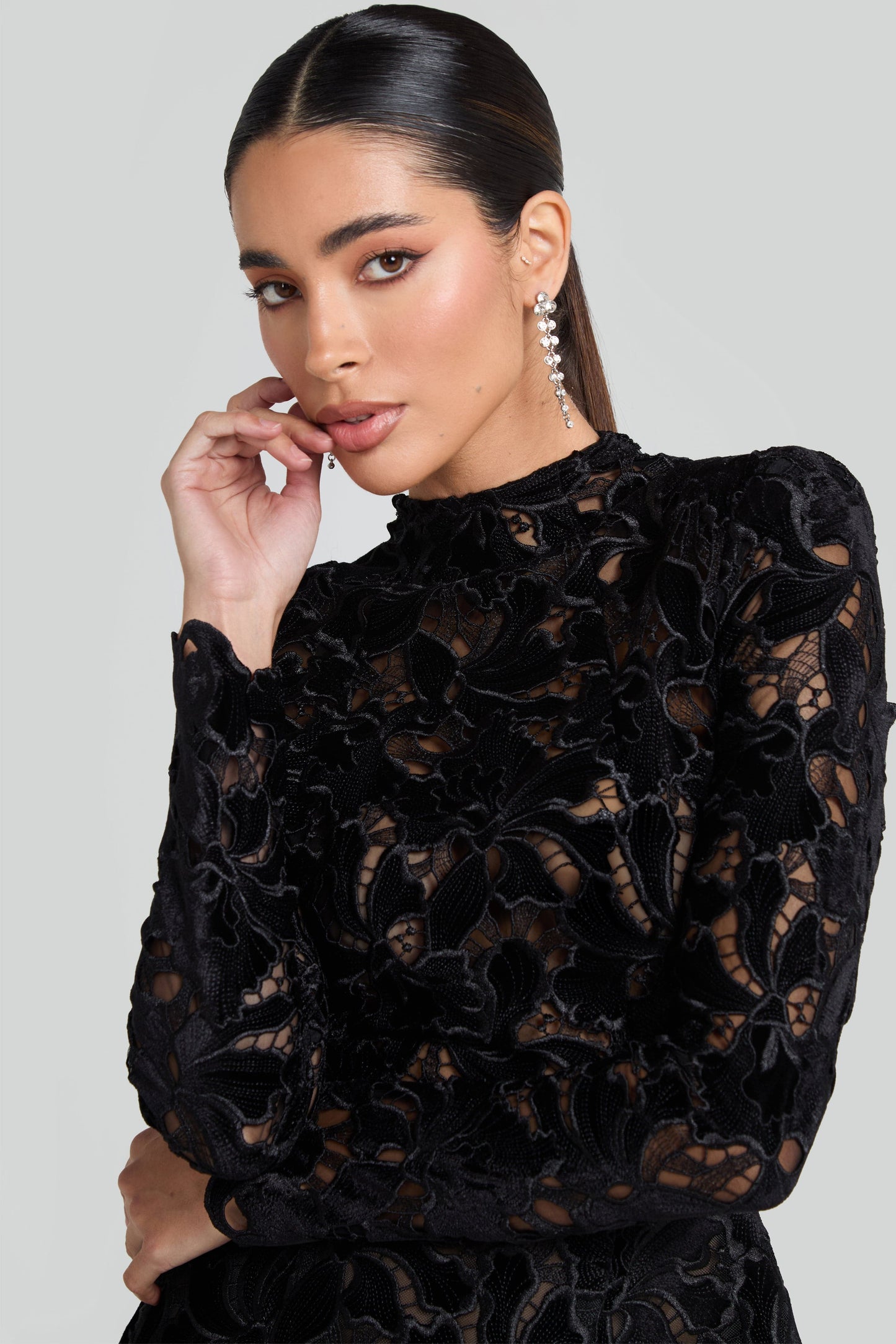 NADINE MERABI Dresses Lydia Black Dress