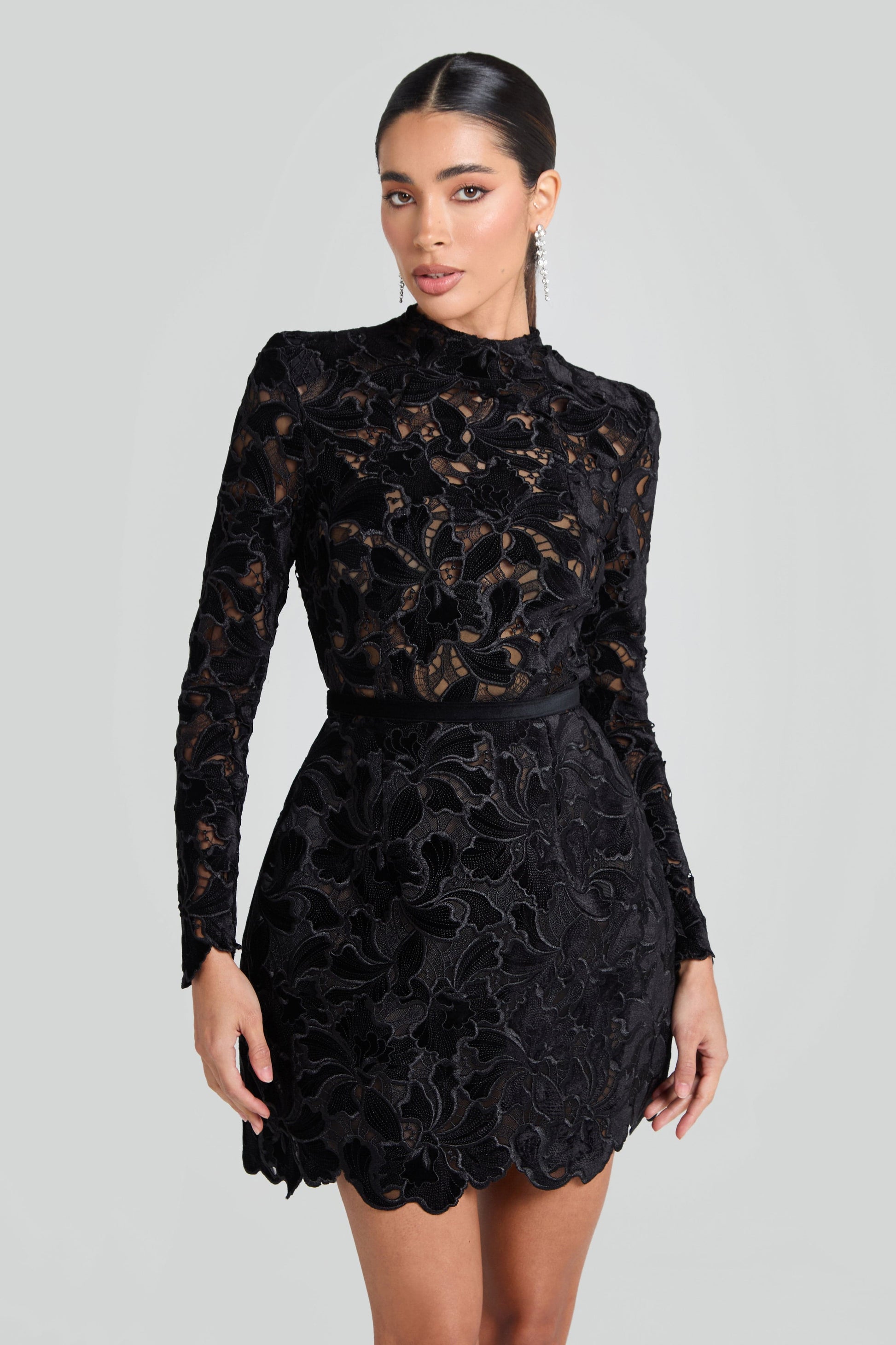 NADINE MERABI Dresses Lydia Black Dress