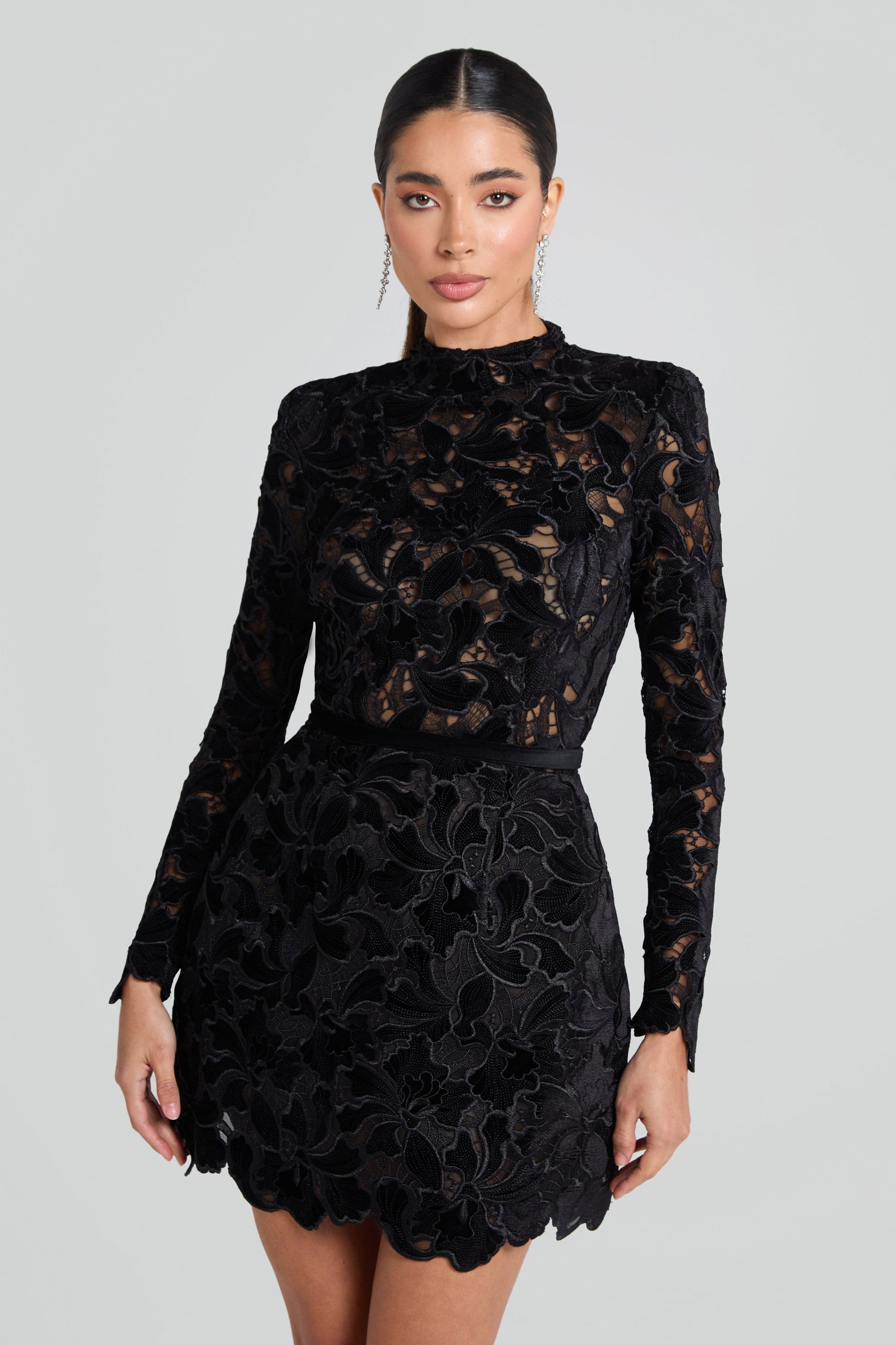 NADINE MERABI Dresses Lydia Black Dress
