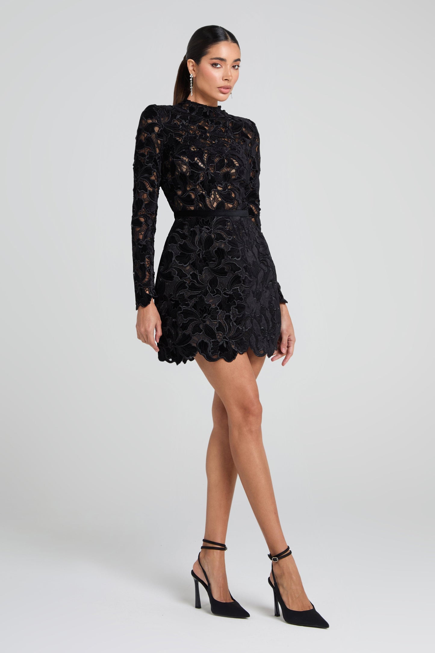 NADINE MERABI Dresses Lydia Black Dress
