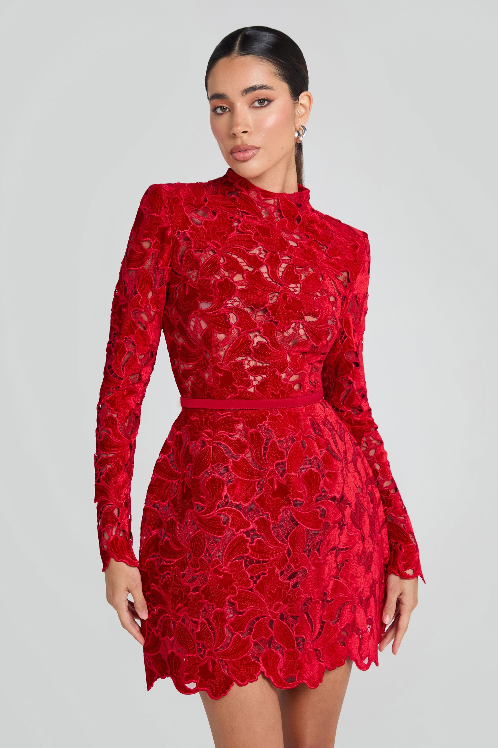 NADINE MERABI Dresses Lydia Red Dress