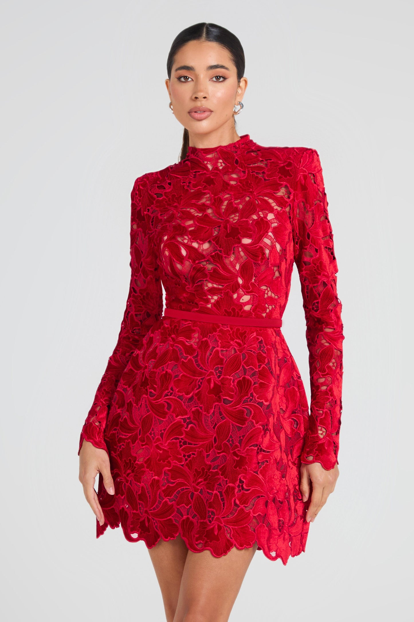 NADINE MERABI Dresses Lydia Red Dress
