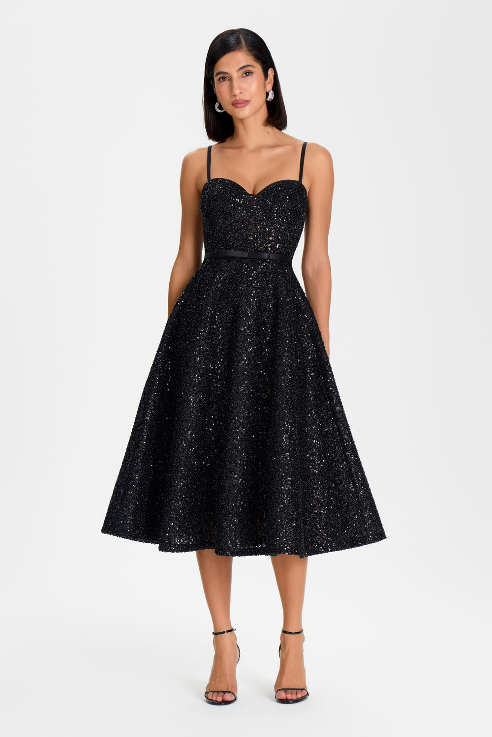 NADINE MERABI Dresses Marilyn Black Dress