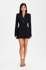 Monica Black Blazer Dress