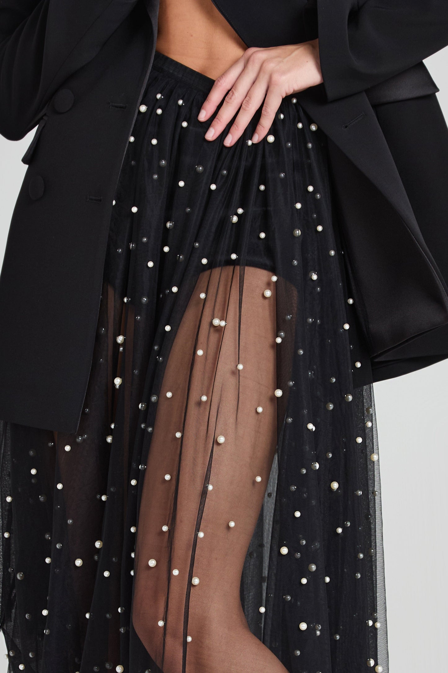 NADINE MERABI Skirts Blake Black Skirt