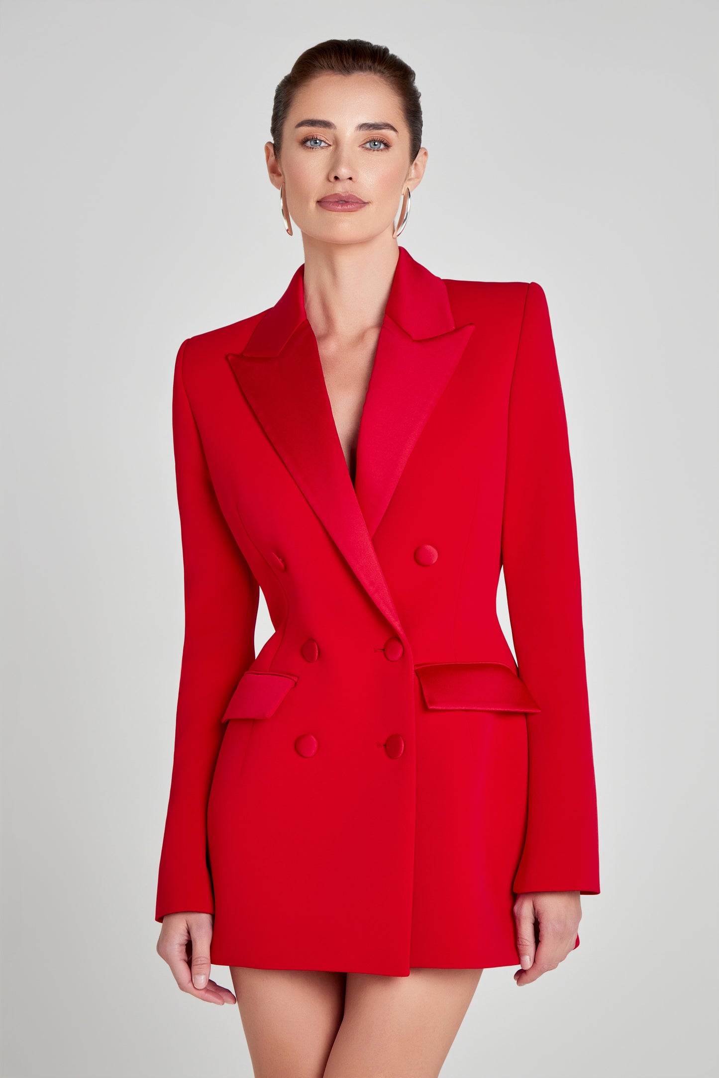 Monica Red Blazer