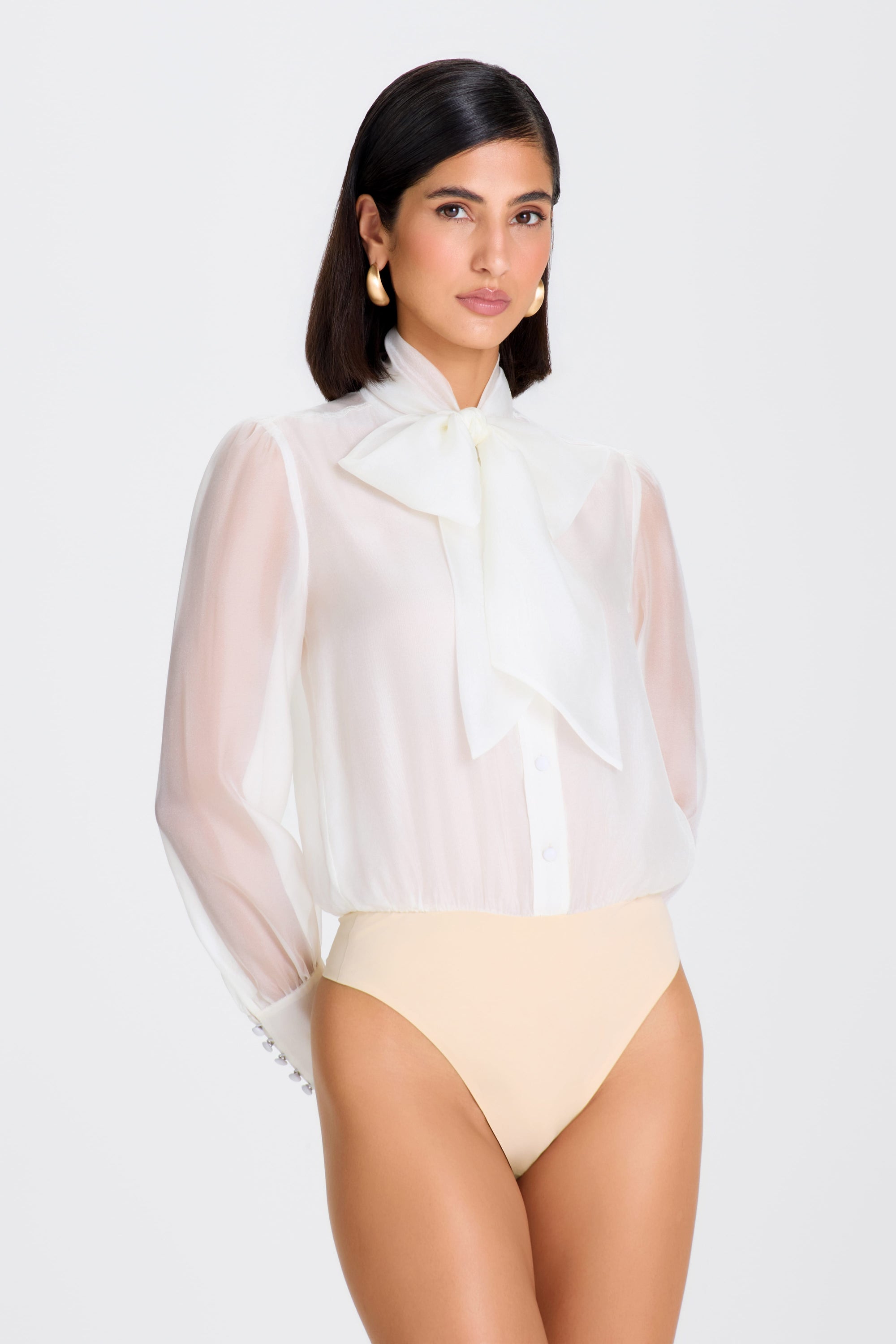TOP Tops NAOMI WHITE BODYSUIT