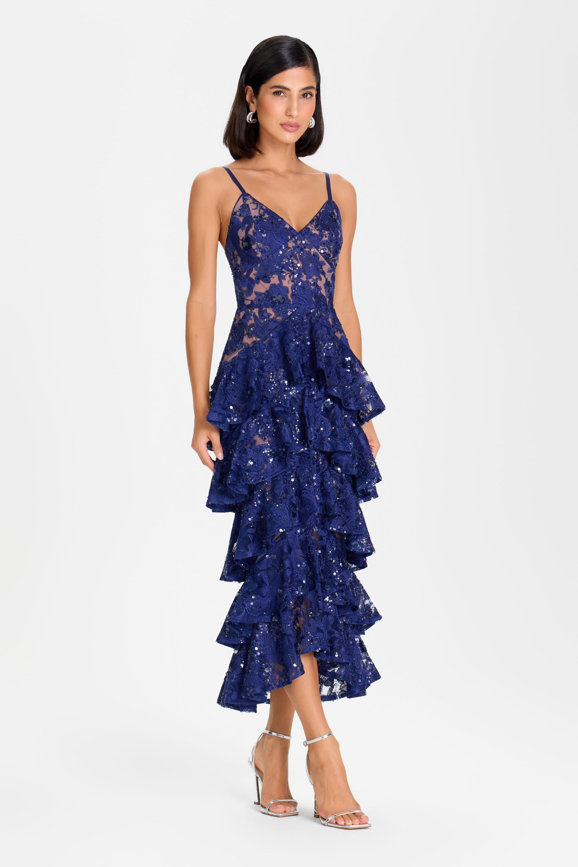 MIDI Dresses SAFFRON NAVY DRESS