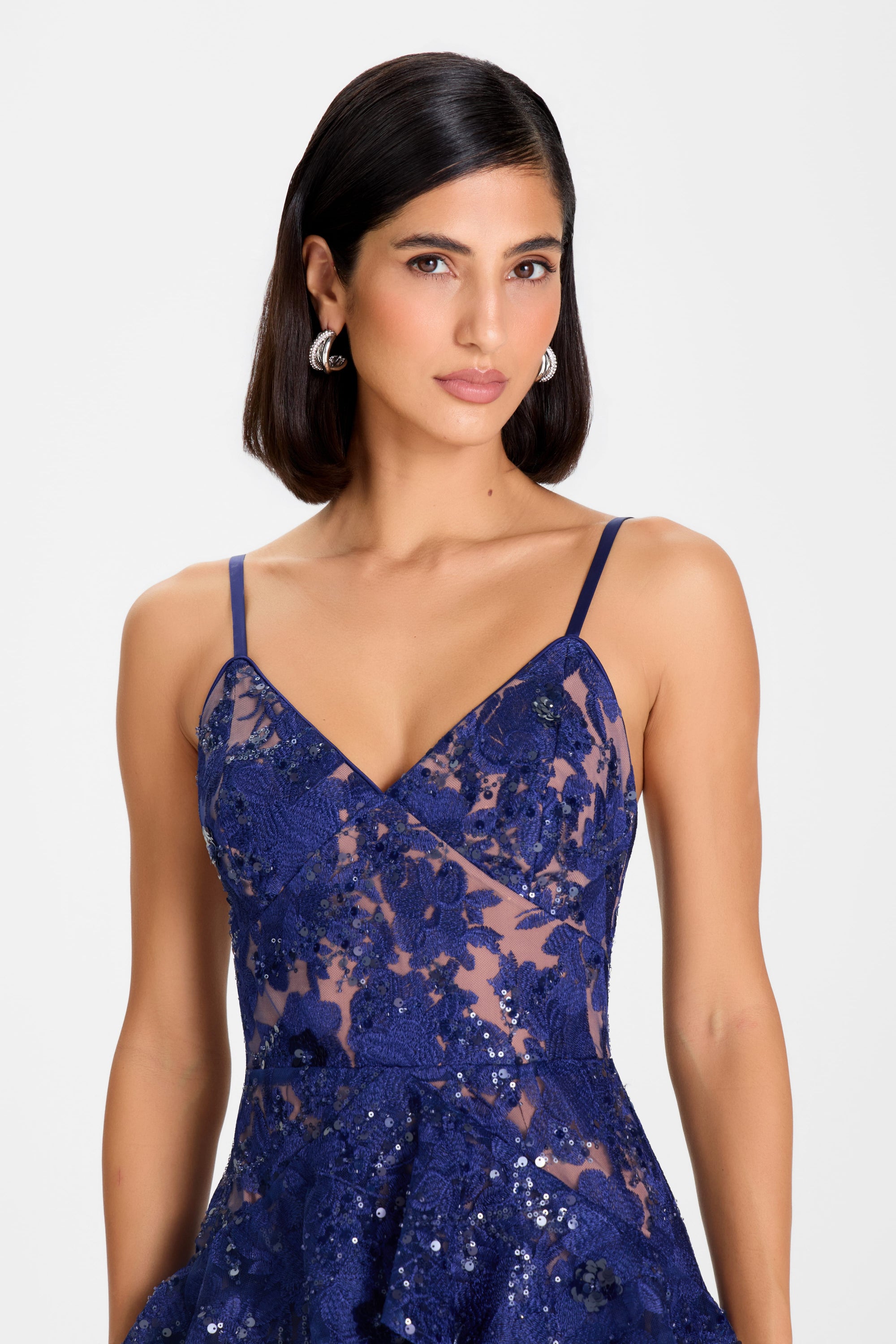 MIDI Dresses SAFFRON NAVY DRESS