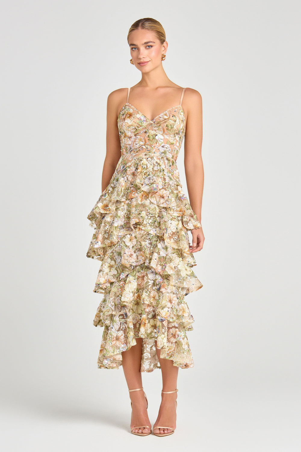 NADINE MERABI Dresses Saffron Floral Dress