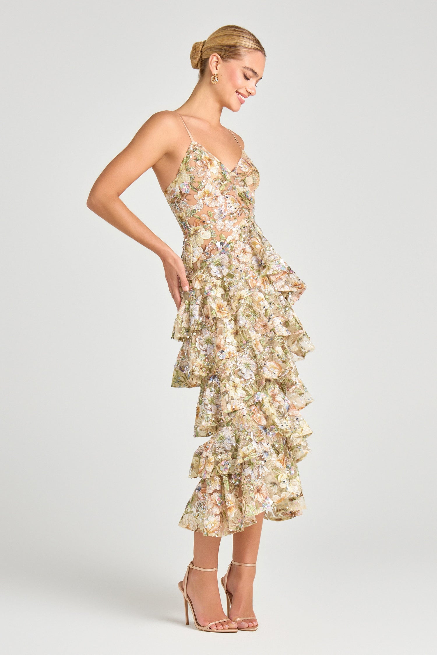 NADINE MERABI Dresses Saffron Floral Dress