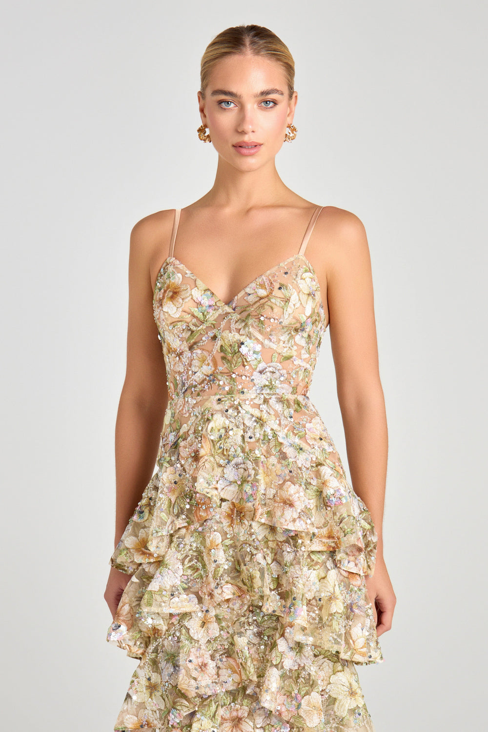 NADINE MERABI Dresses Saffron Floral Dress