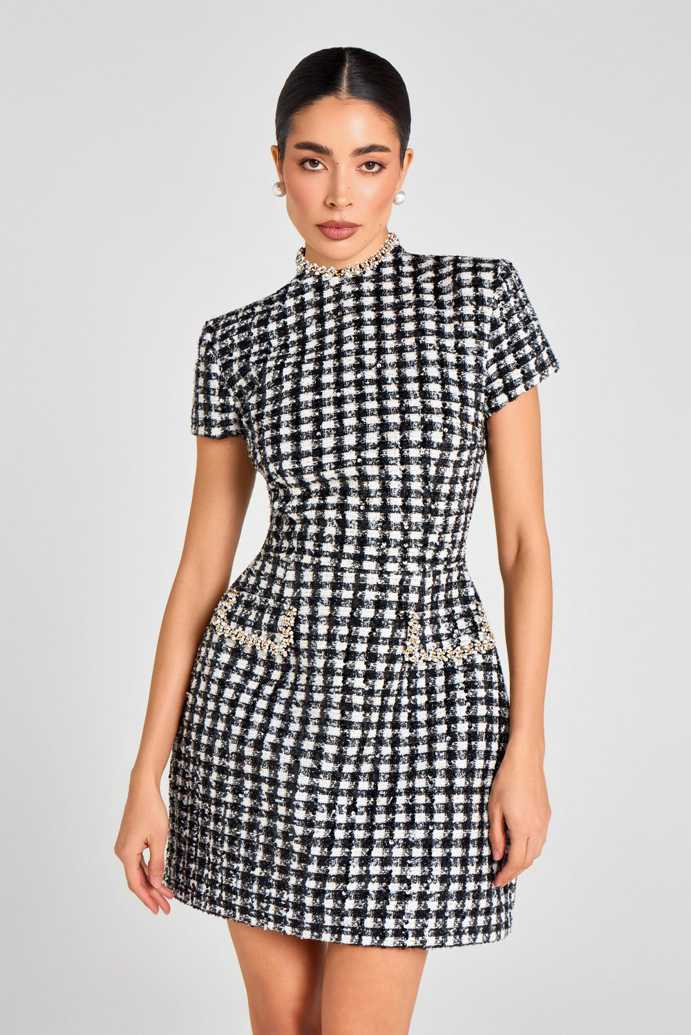 NADINE MERABI Dresses Mila Check Dress