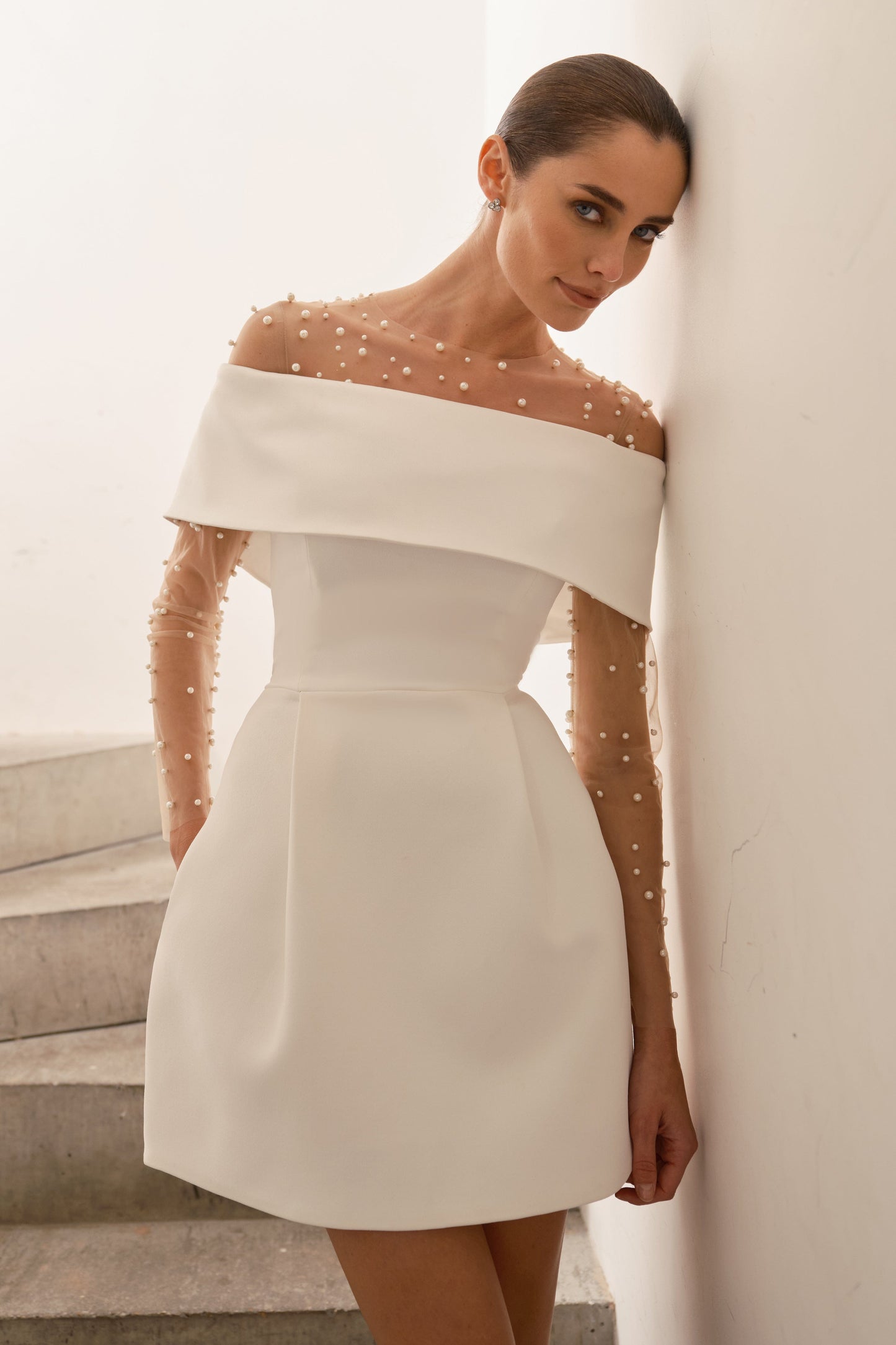 NADINE MERABI Dresses Harper White Dress