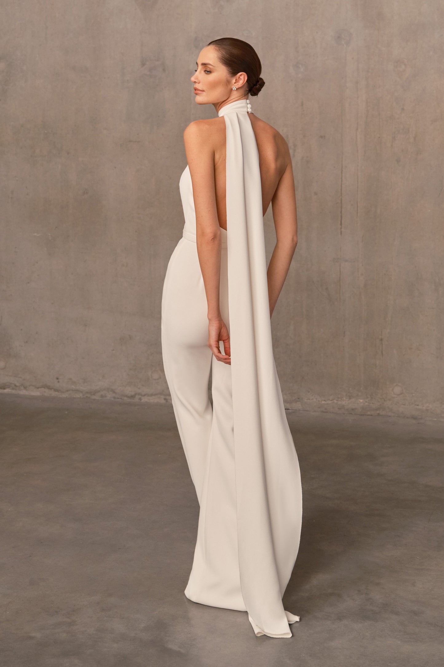 NADINE MERABI Jumpsuits Lorrie White Jumpsuit