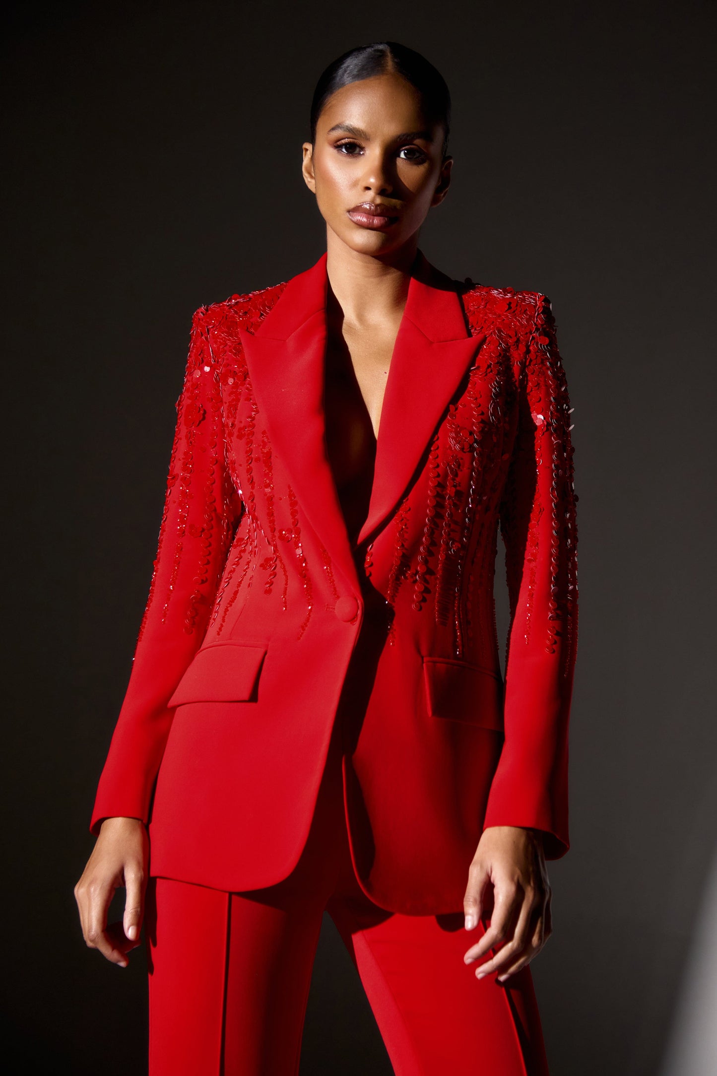 NADINE MERABI Blazer Lucille Red Blazer
