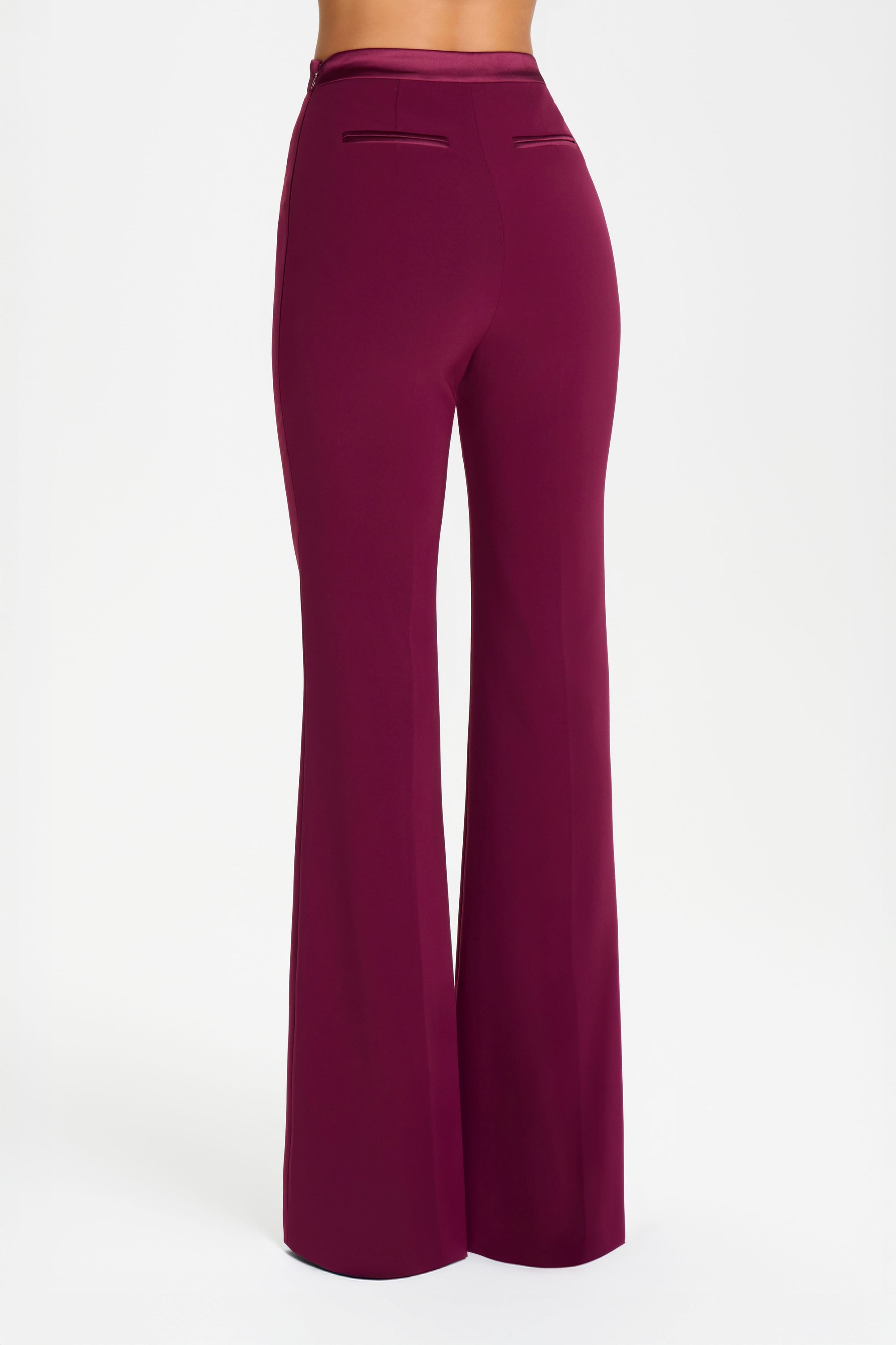 TROUSER Trousers CHARLOTTE BURGUNDY TROUSERS