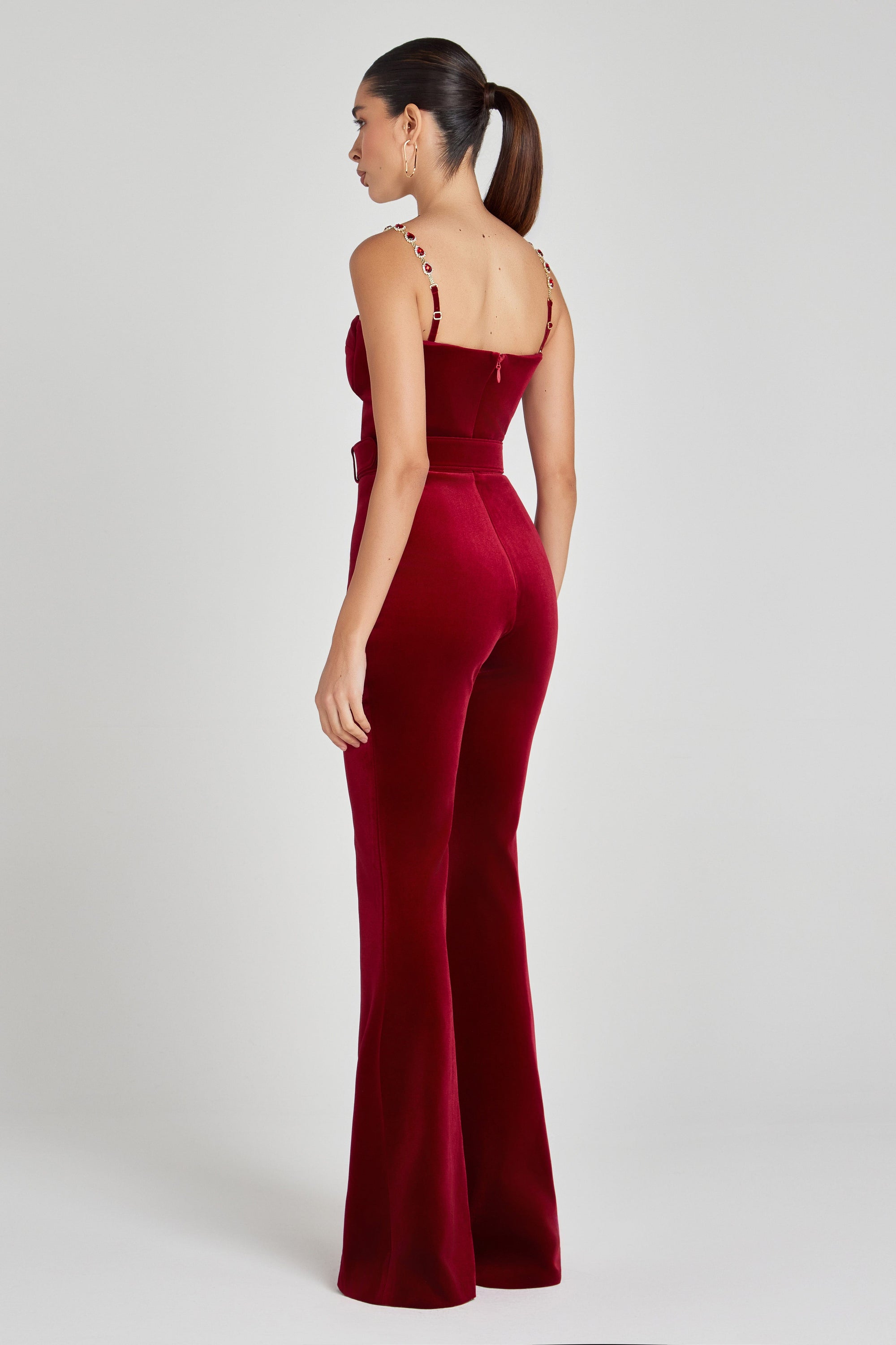 NADINE MERABI Jumpsuits Harley Red Jumpsuit