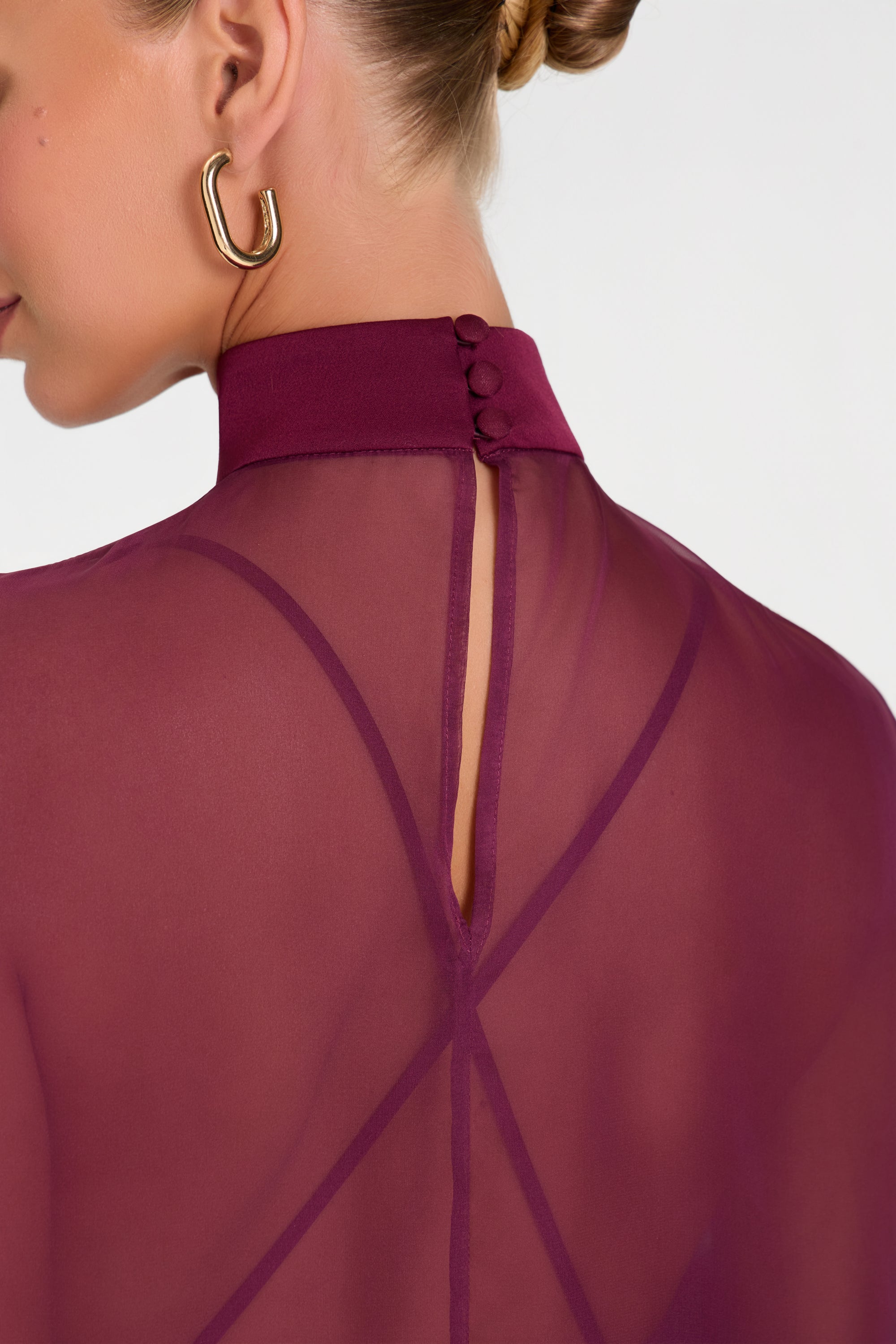 MADISON BURGUNDY DRESS