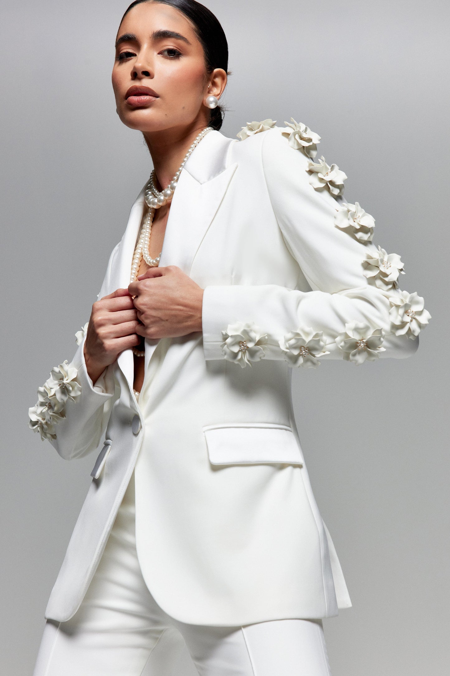 NADINE MERABI Blazer Leonie White Blazer